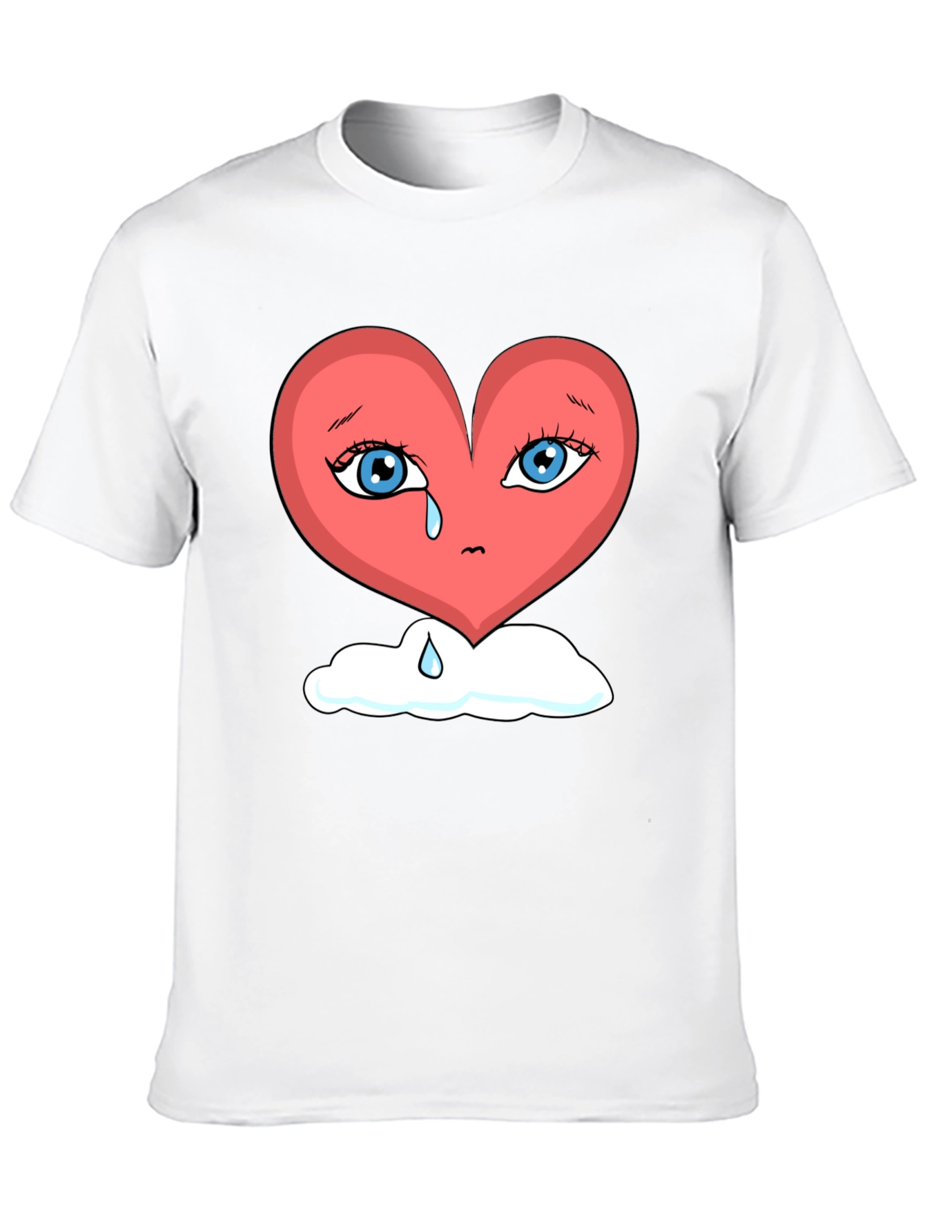 Heartbroken Heart on Cloud Unisex T-Shirt