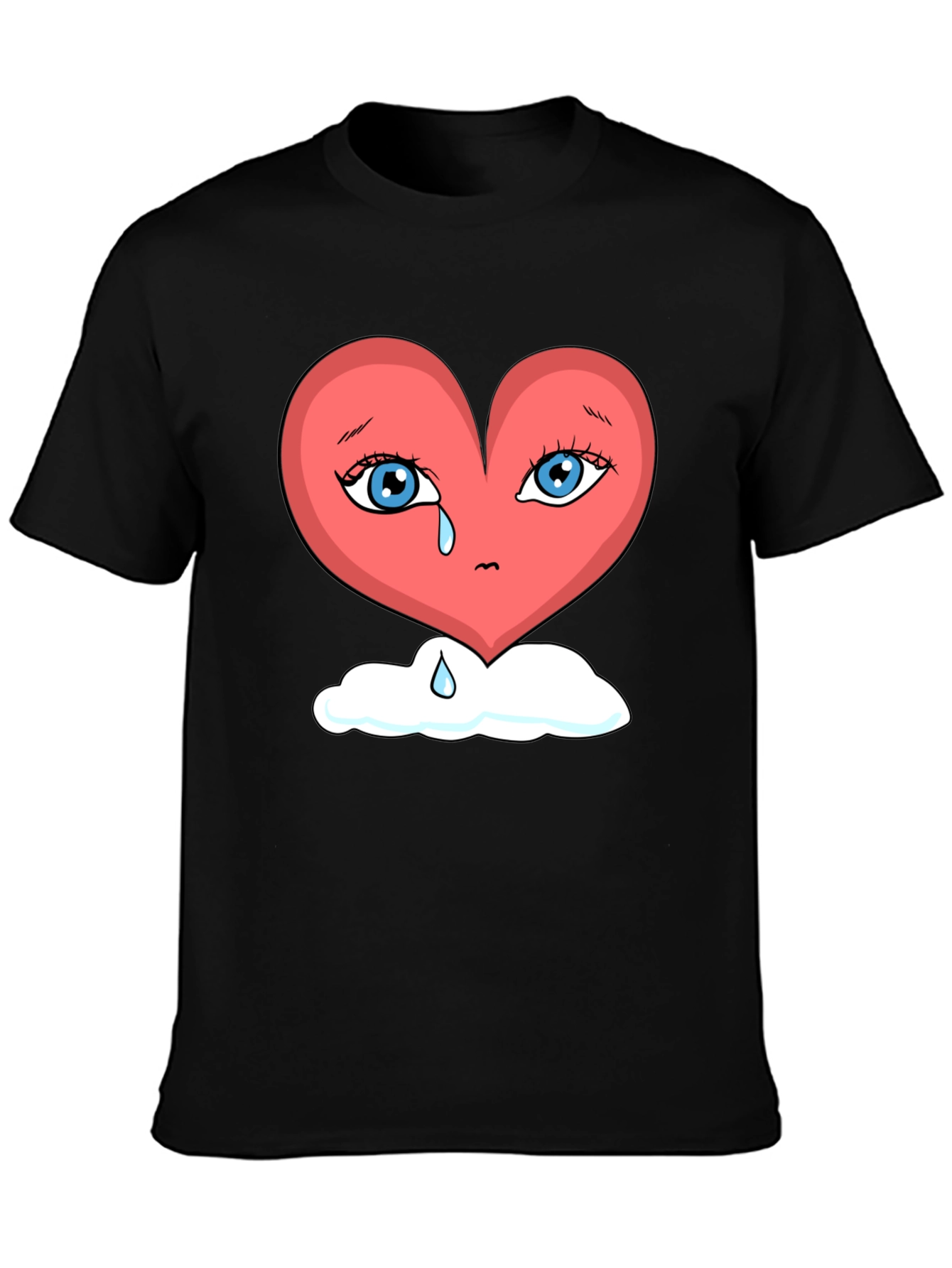 Heartbroken Heart on Cloud Unisex T-Shirt