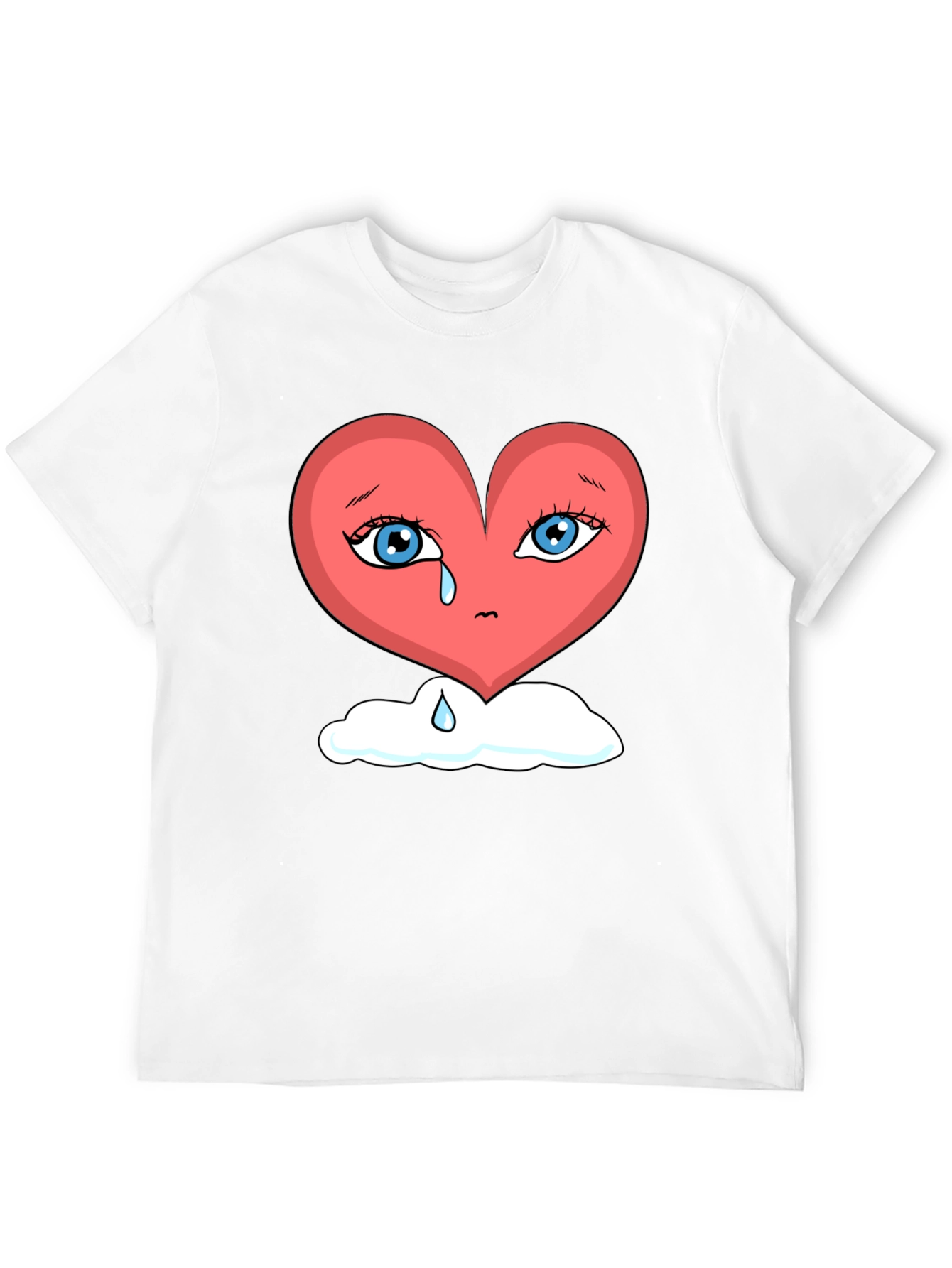 Heartbroken Heart on Cloud Unisex T-Shirt