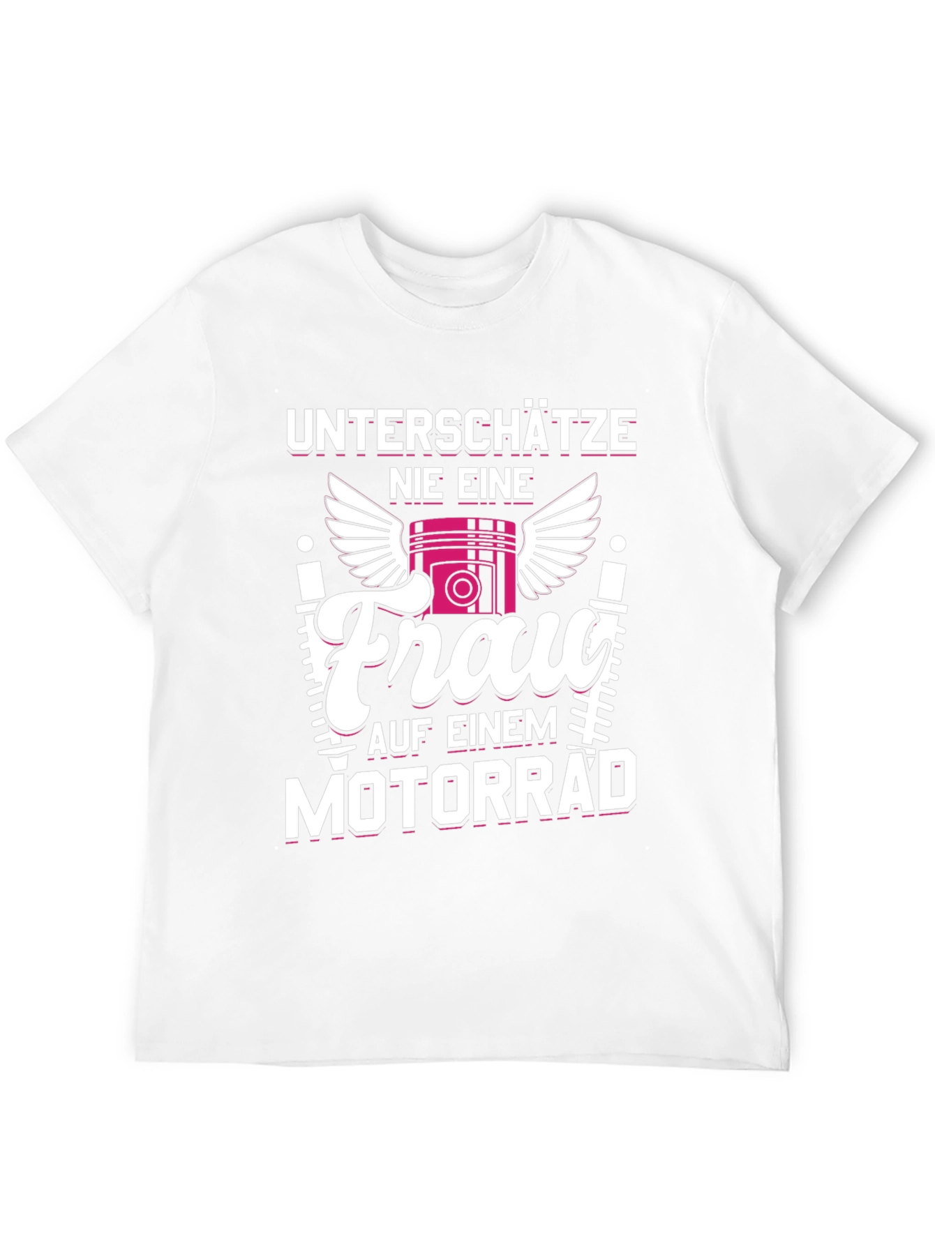 Motorcycle Woman T-Shirt - Dont Underestimate Her