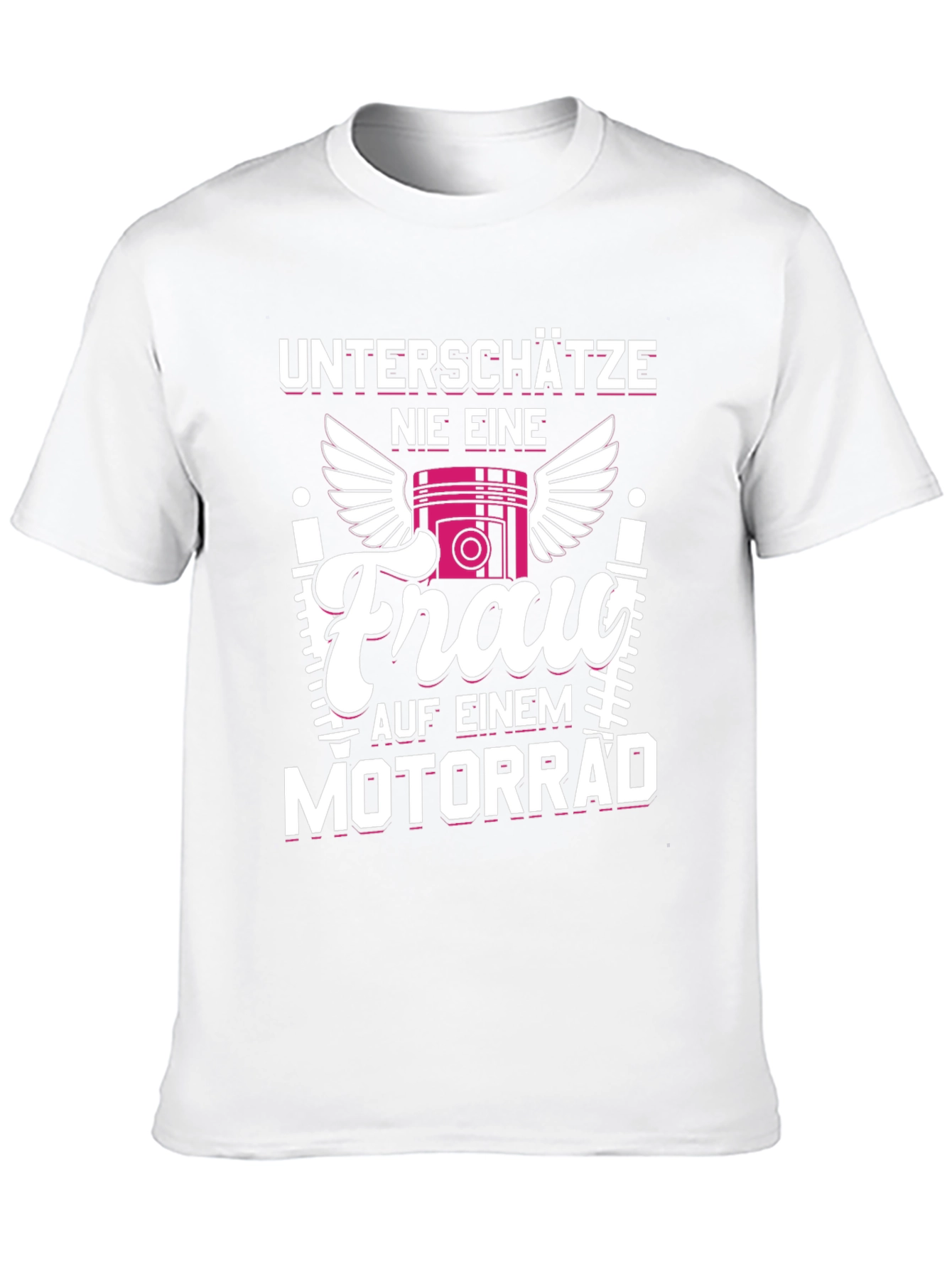 Motorcycle Woman T-Shirt - Dont Underestimate Her