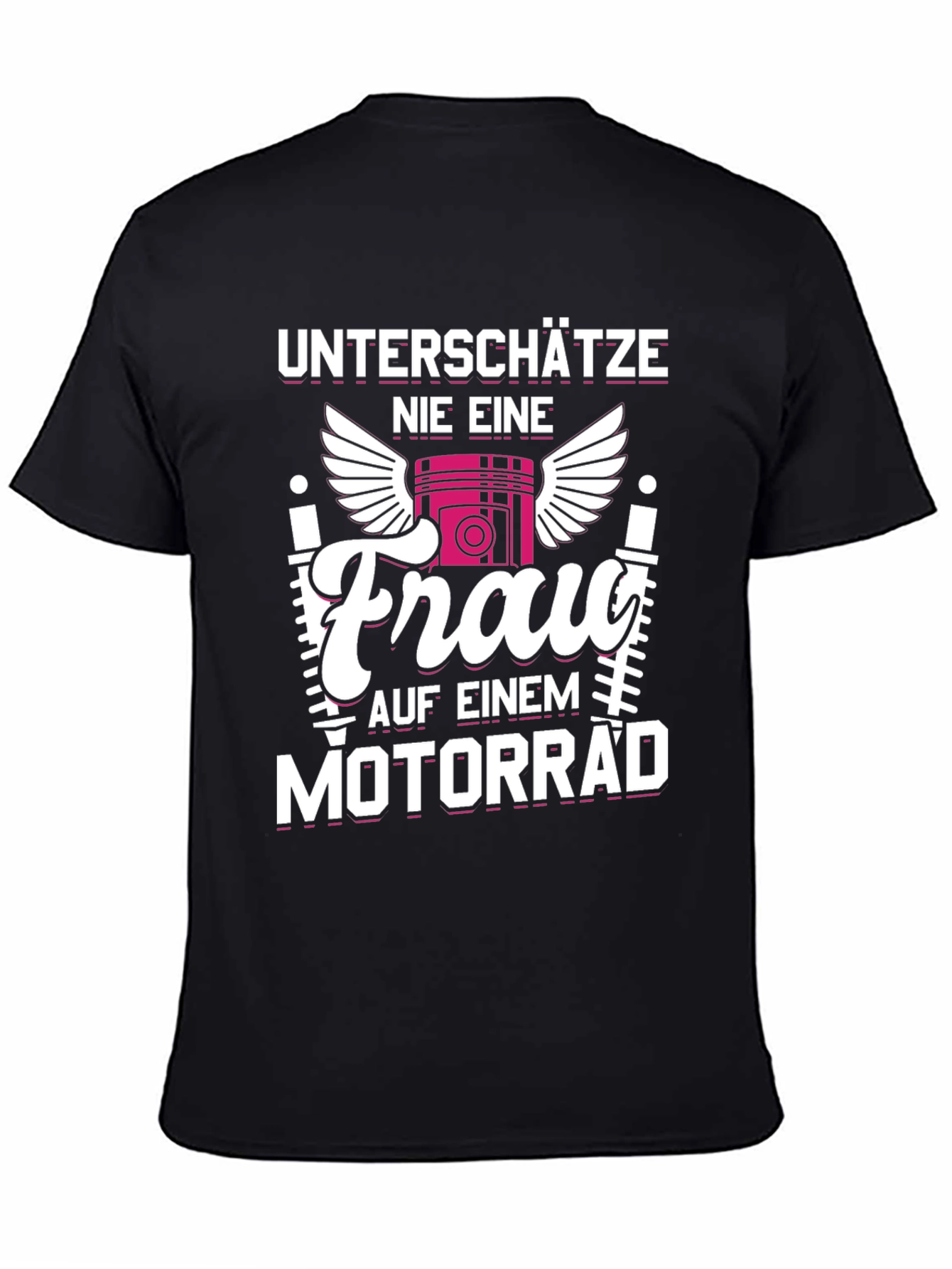 Motorcycle Woman T-Shirt - Dont Underestimate Her