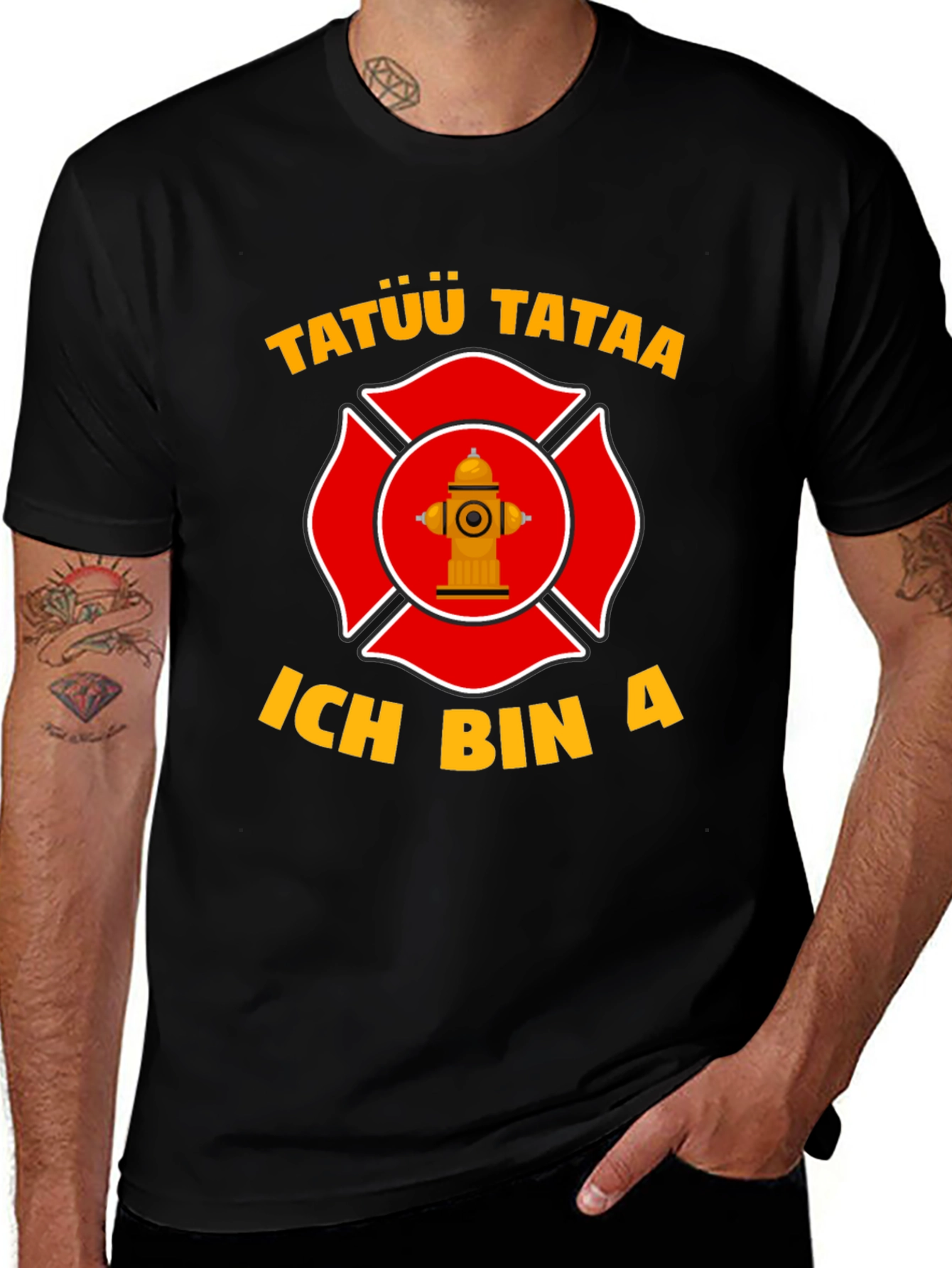 Firefighter T-Shirt - Tatuu Tataa - Ich Bin A