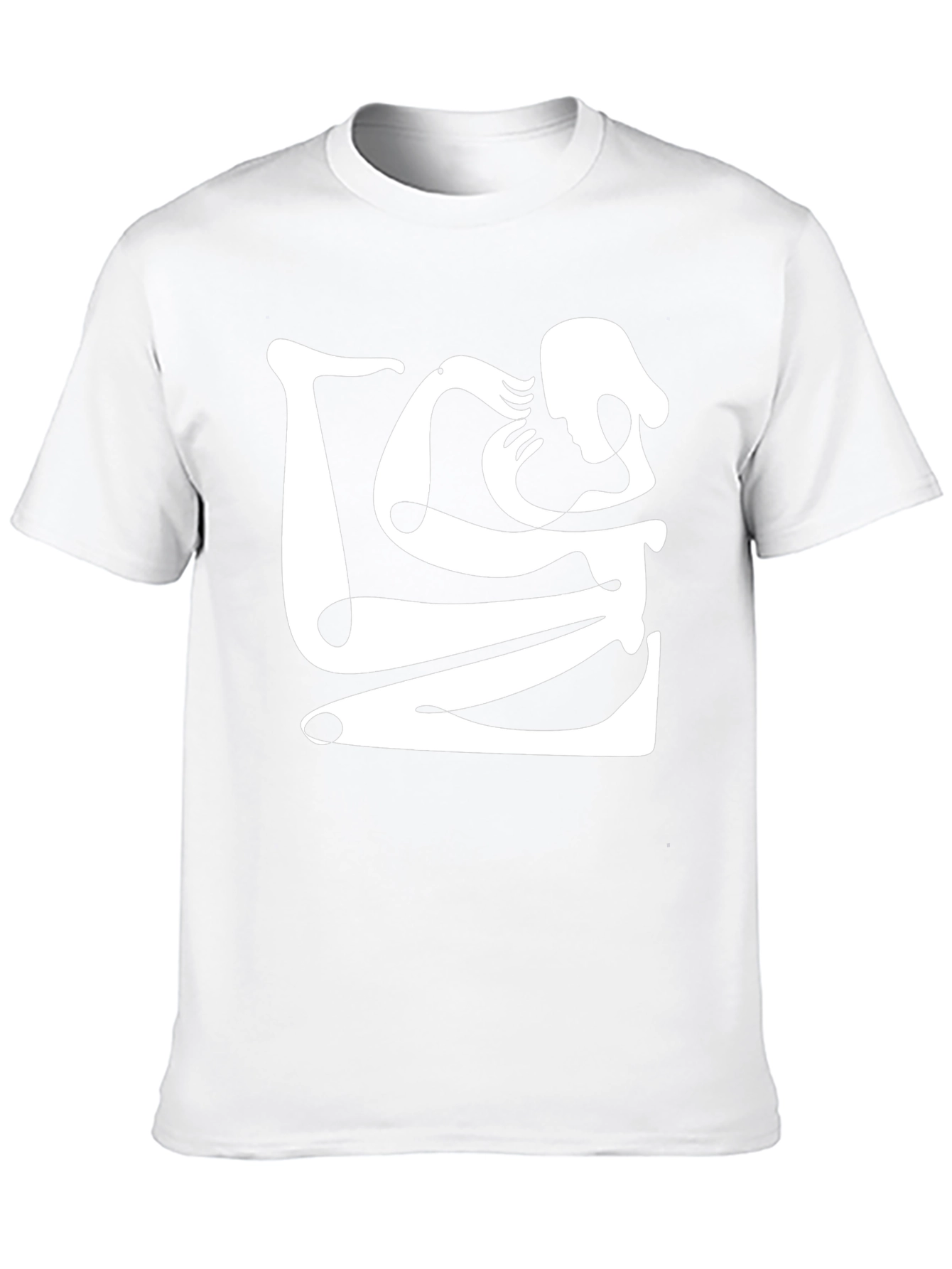 Abstract Art Black Graphic Tee
