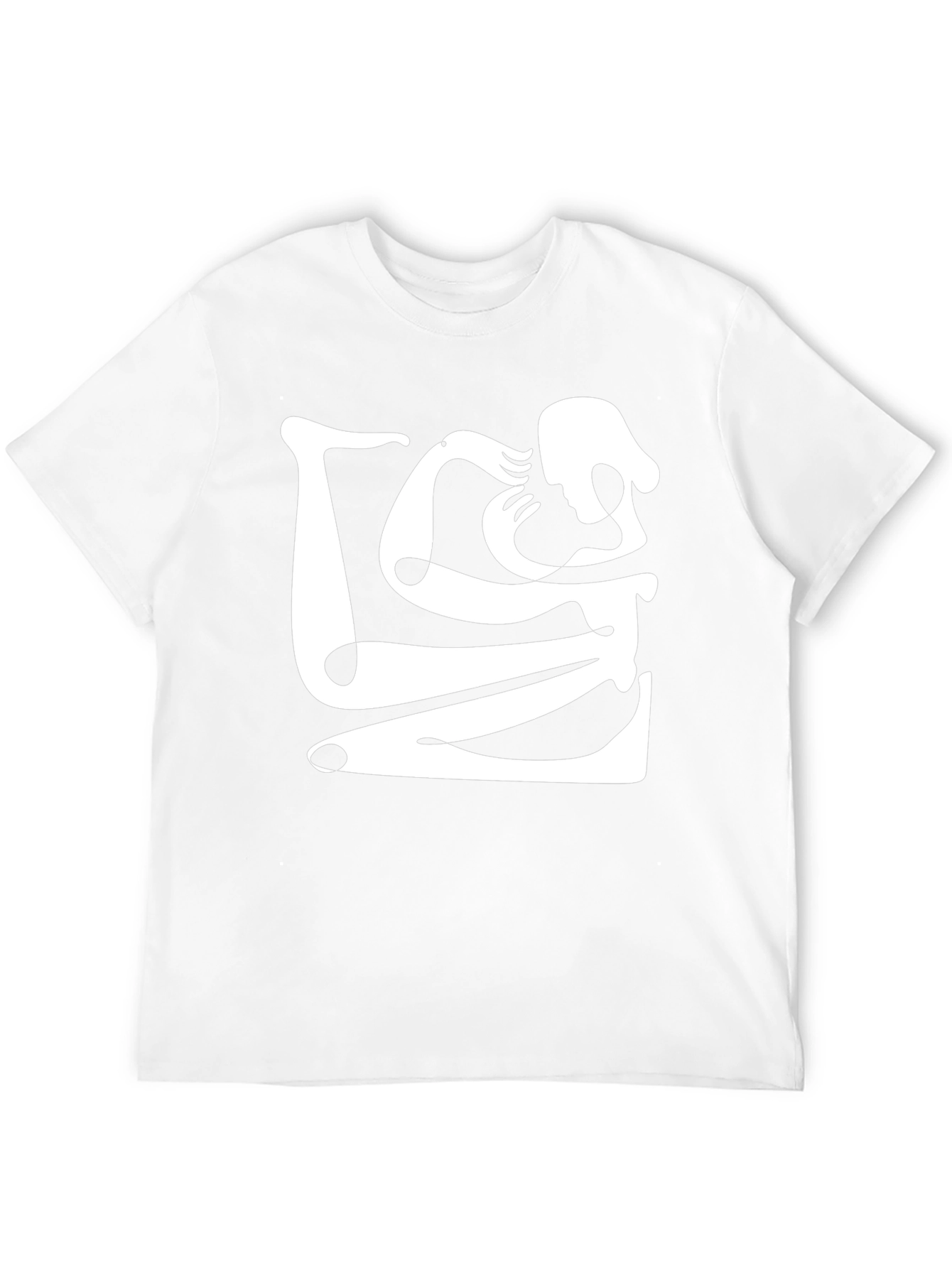 Abstract Art Black Graphic Tee