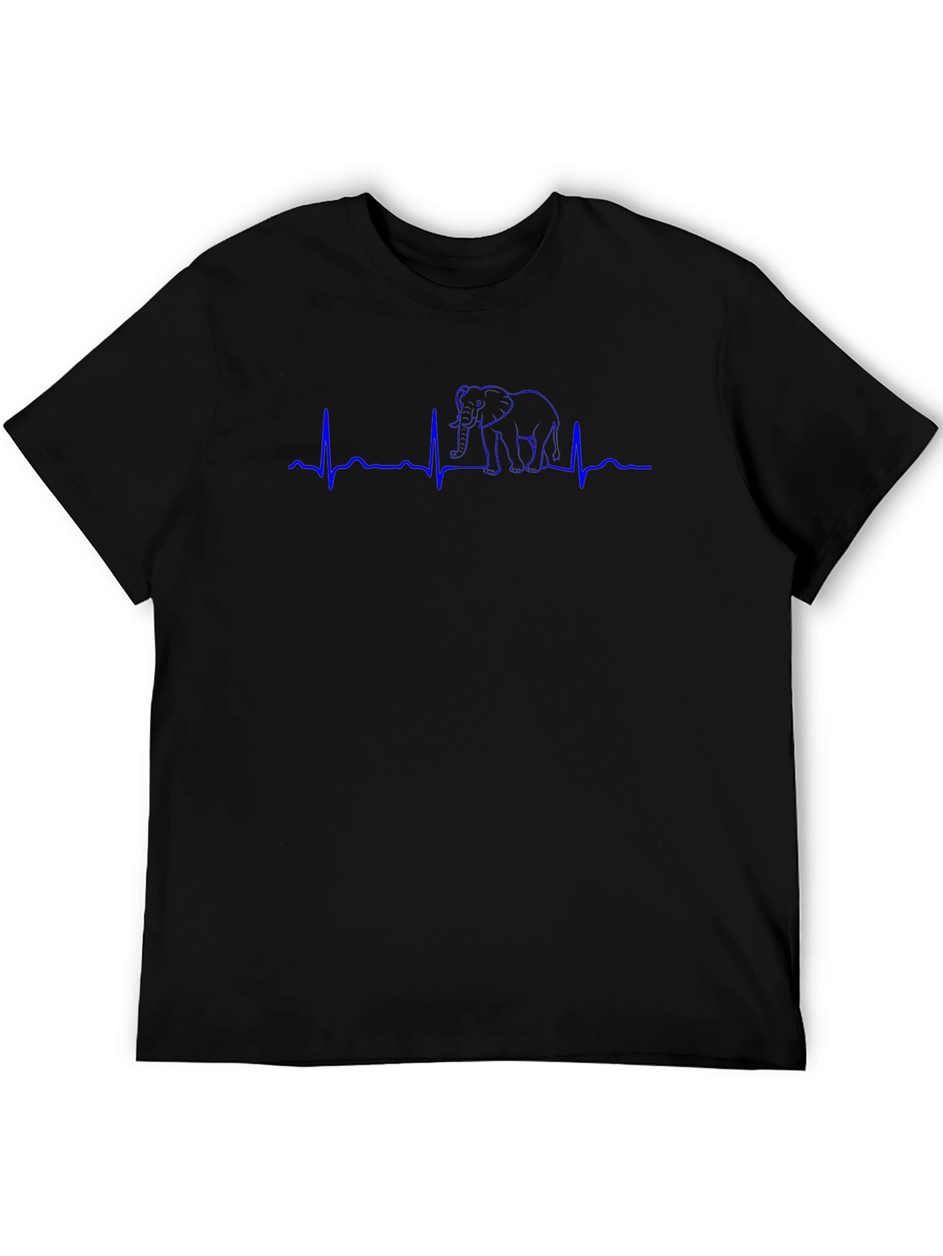 Elephant Heartbeat T-Shirt - Animal Lover Tee