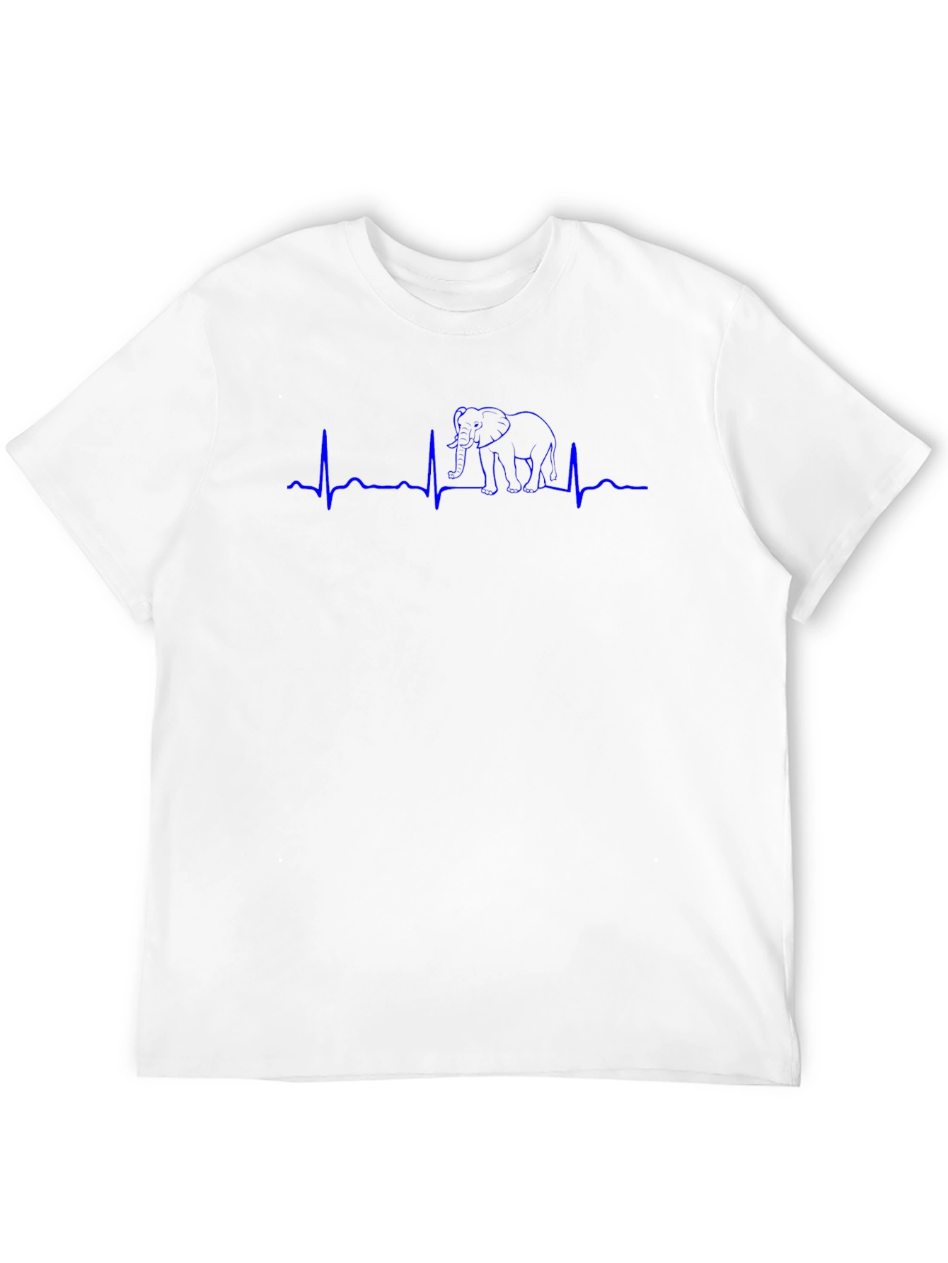 Elephant Heartbeat T-Shirt - Animal Lover Tee