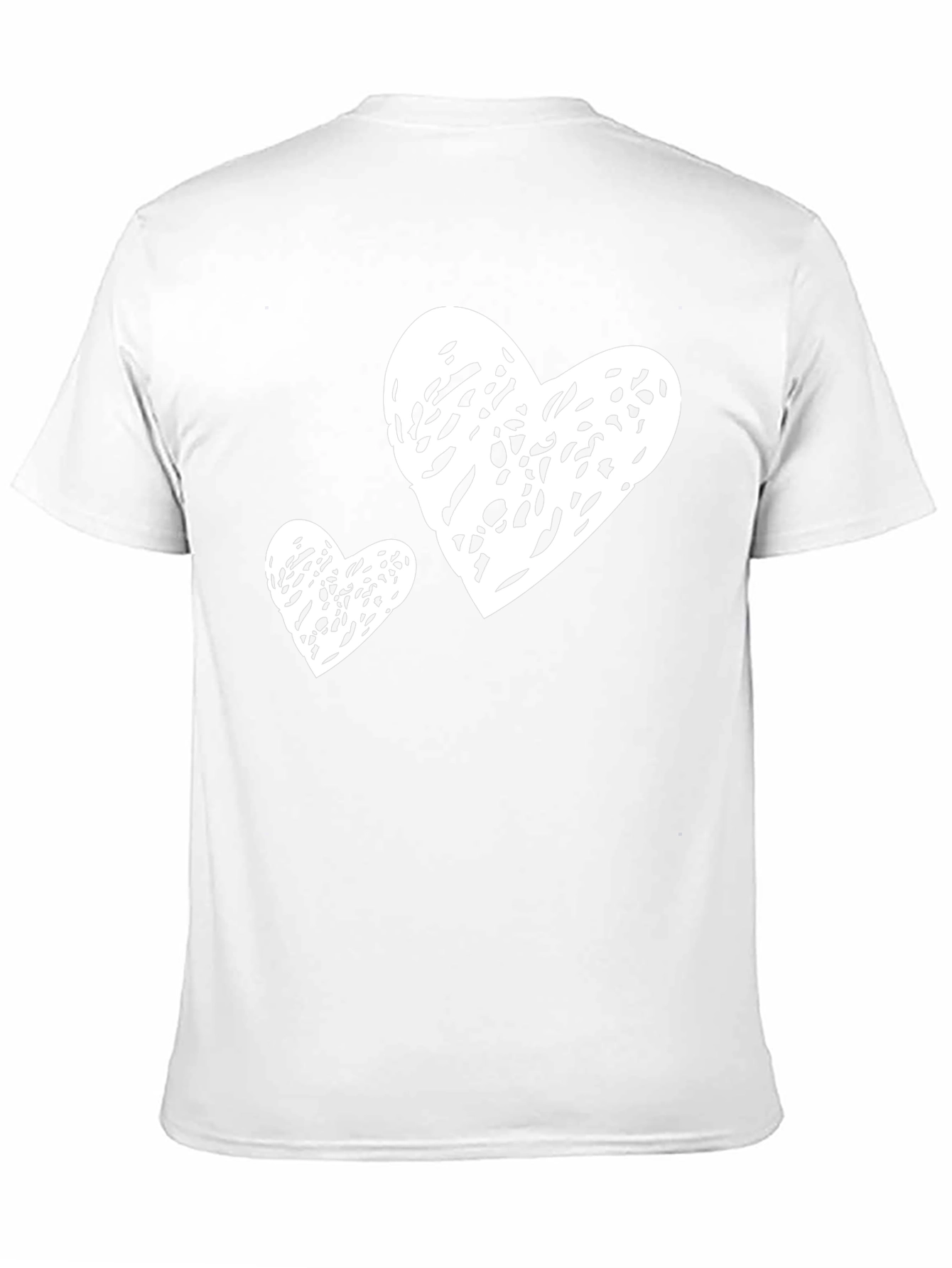 Black Heart Scribble Tee - Trendy Graphic T-Shirt