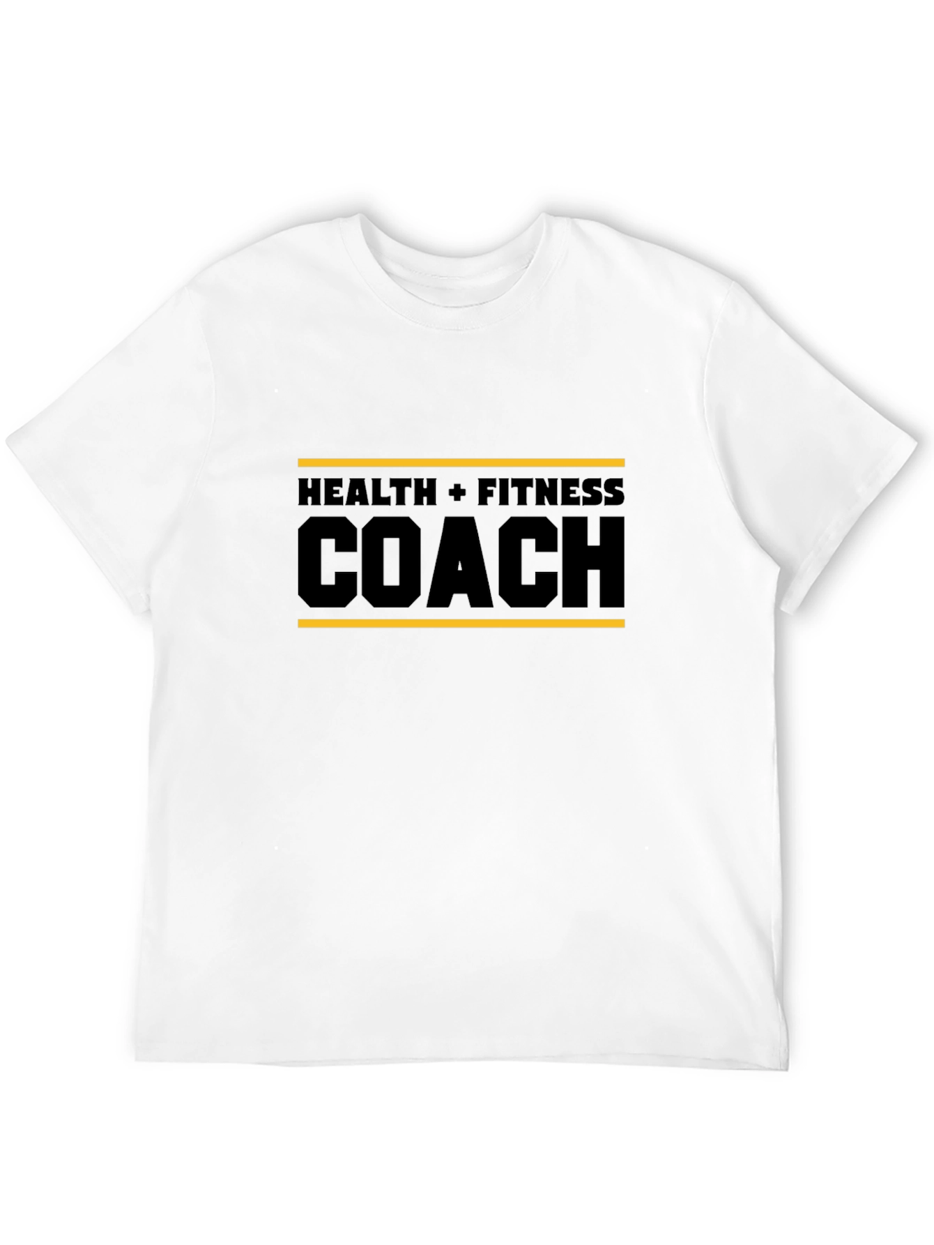 Health & Fitness Coach T-Shirt - Black
