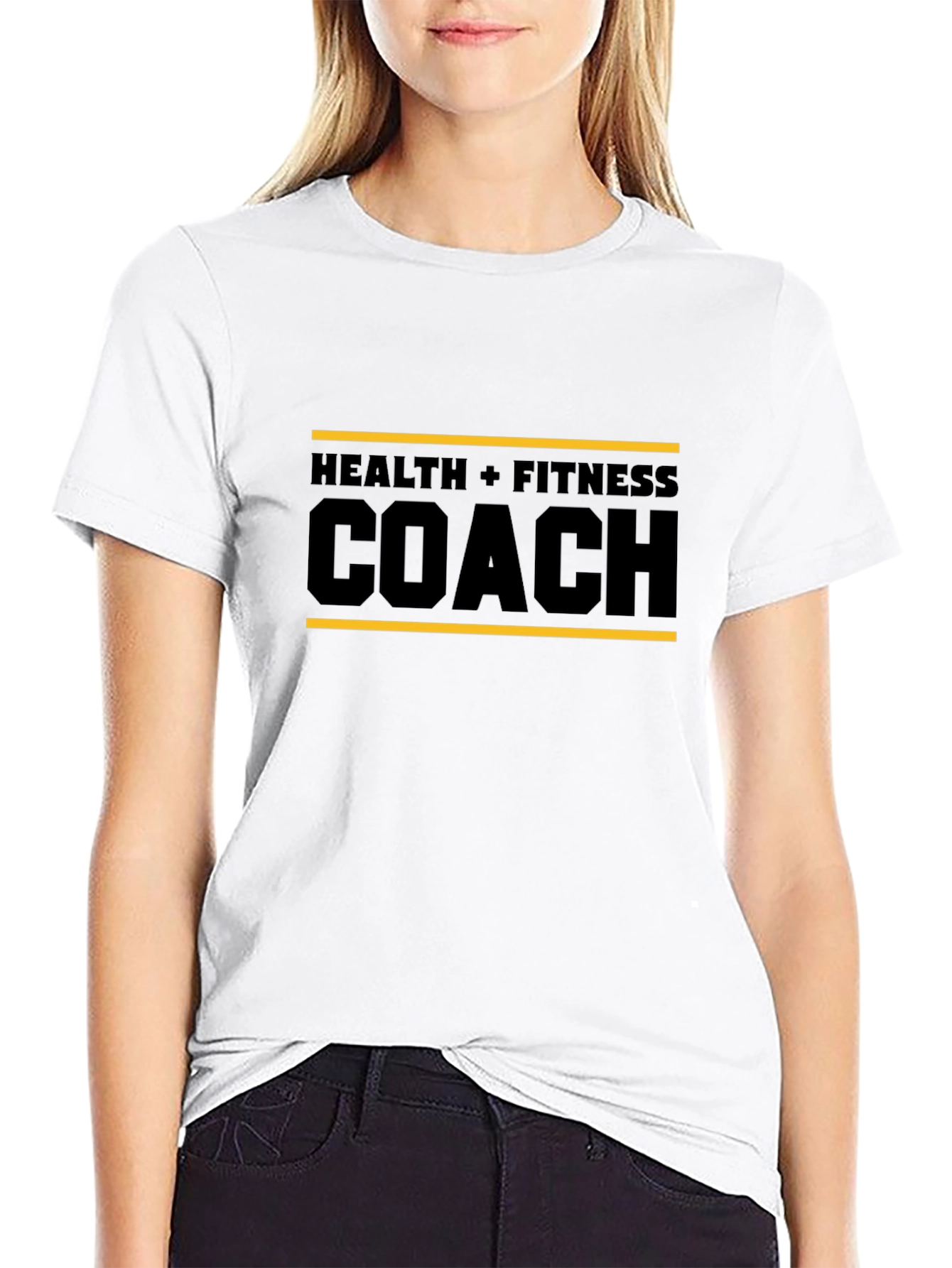 Health & Fitness Coach T-Shirt - Black