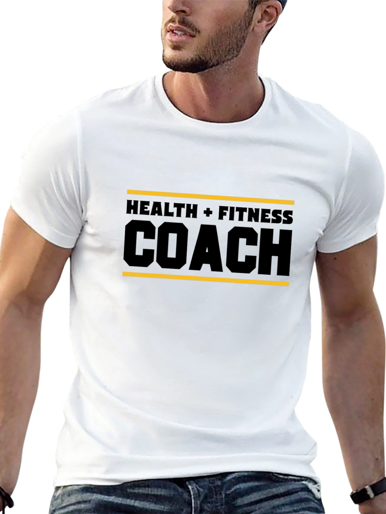 Health & Fitness Coach T-Shirt - Black