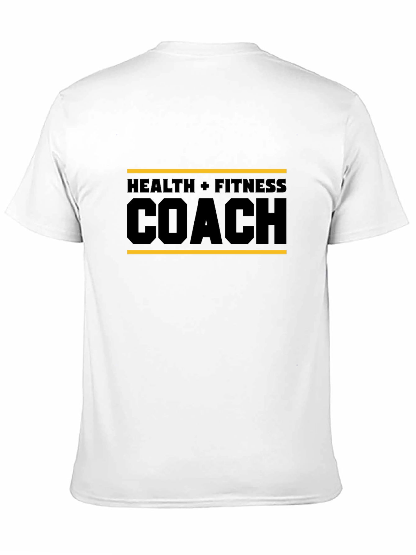 Health & Fitness Coach T-Shirt - Black