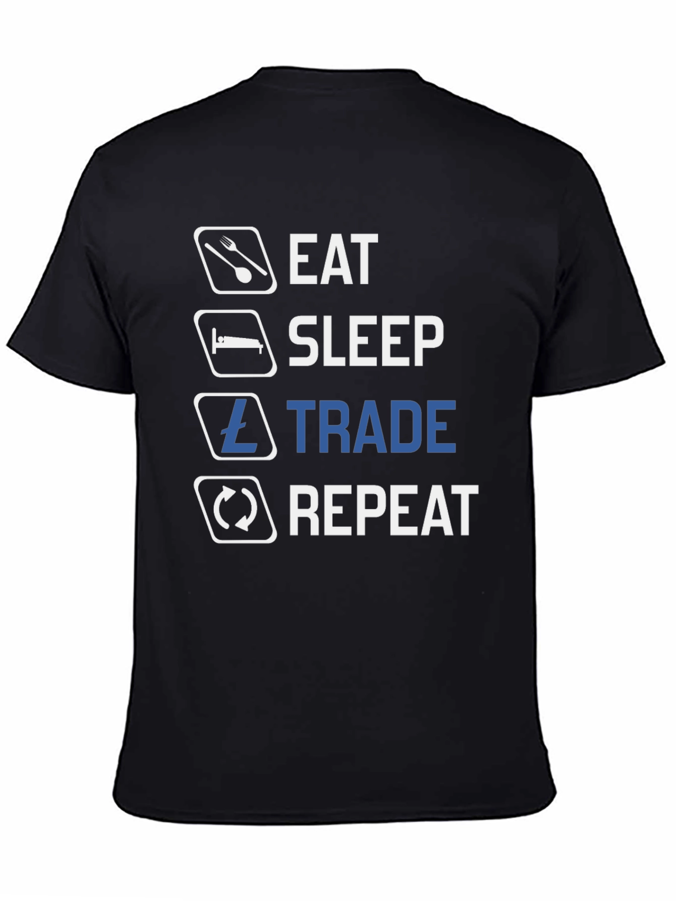 Eat Sleep Trade Repeat Crypto T-Shirt