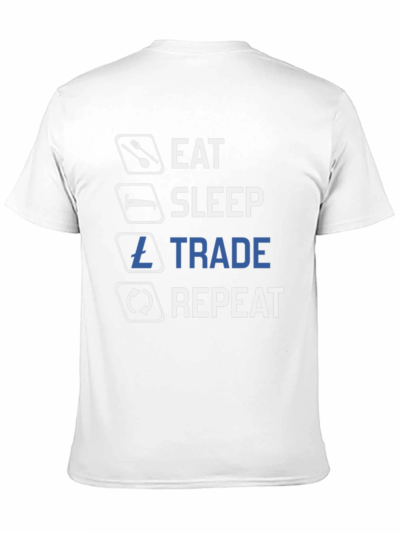 Eat Sleep Trade Repeat Crypto T-Shirt