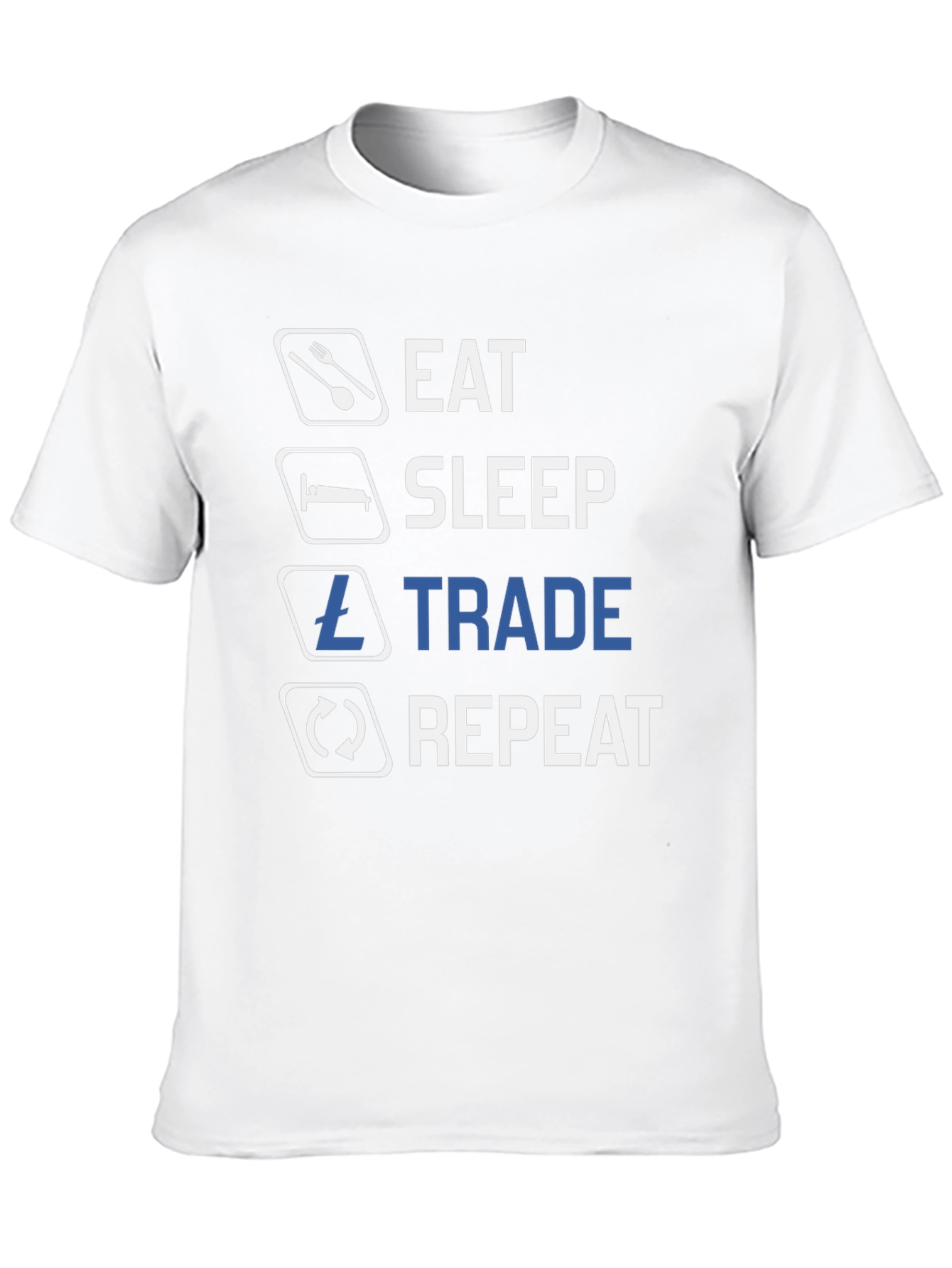 Eat Sleep Trade Repeat Crypto T-Shirt