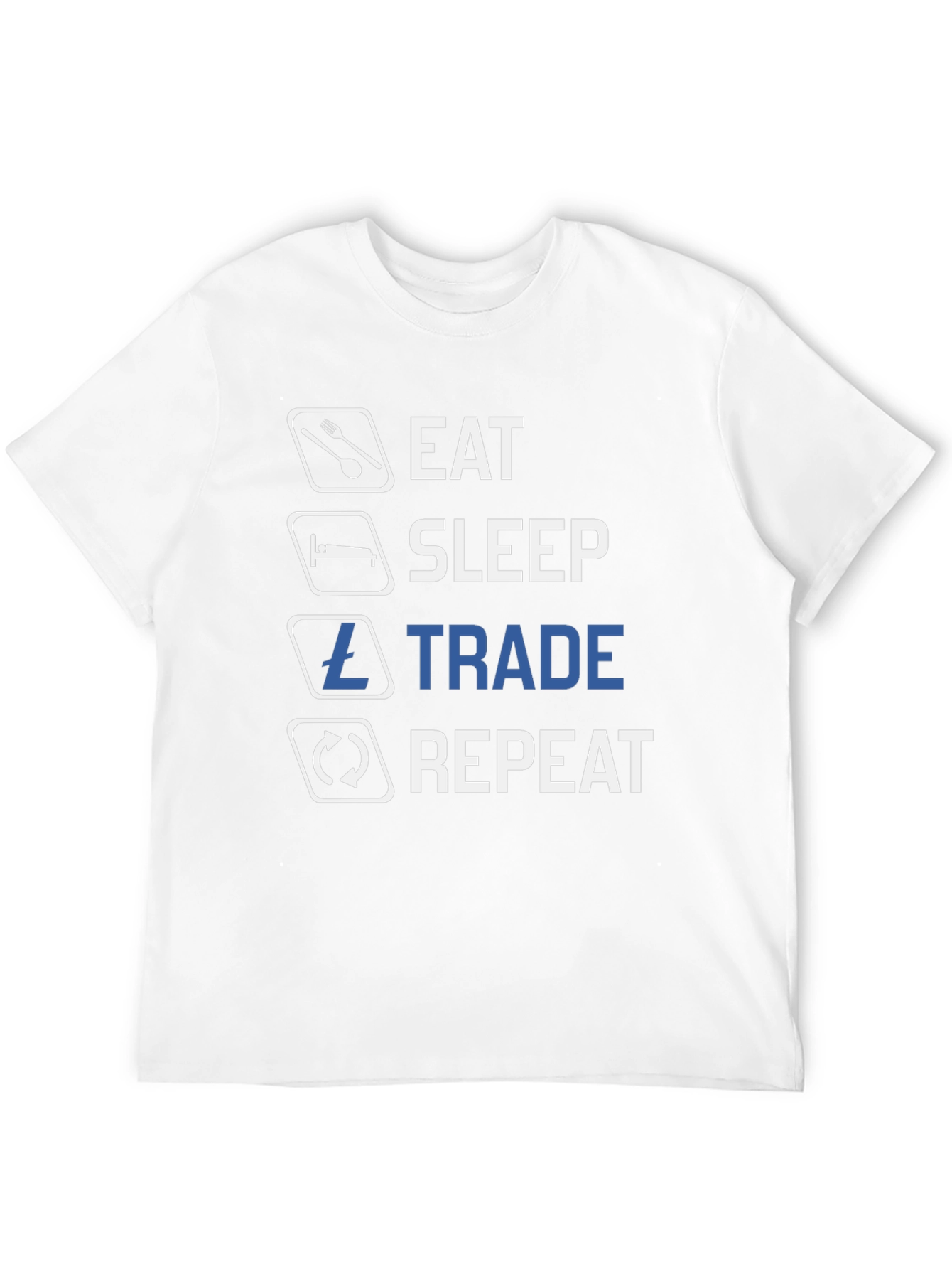 Eat Sleep Trade Repeat Crypto T-Shirt