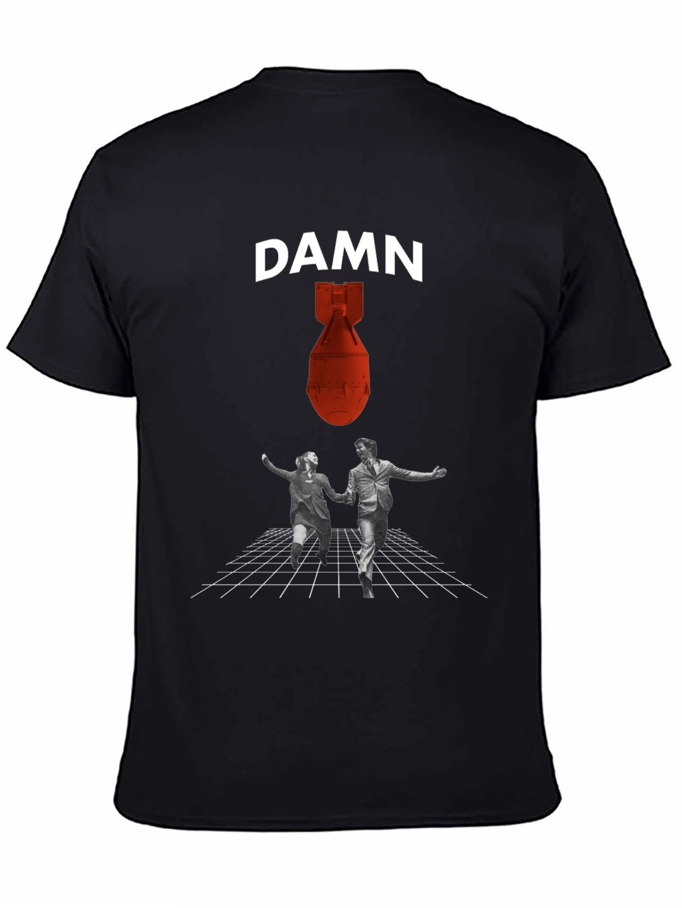 DAMN T-Shirt With Bomb Graphic
