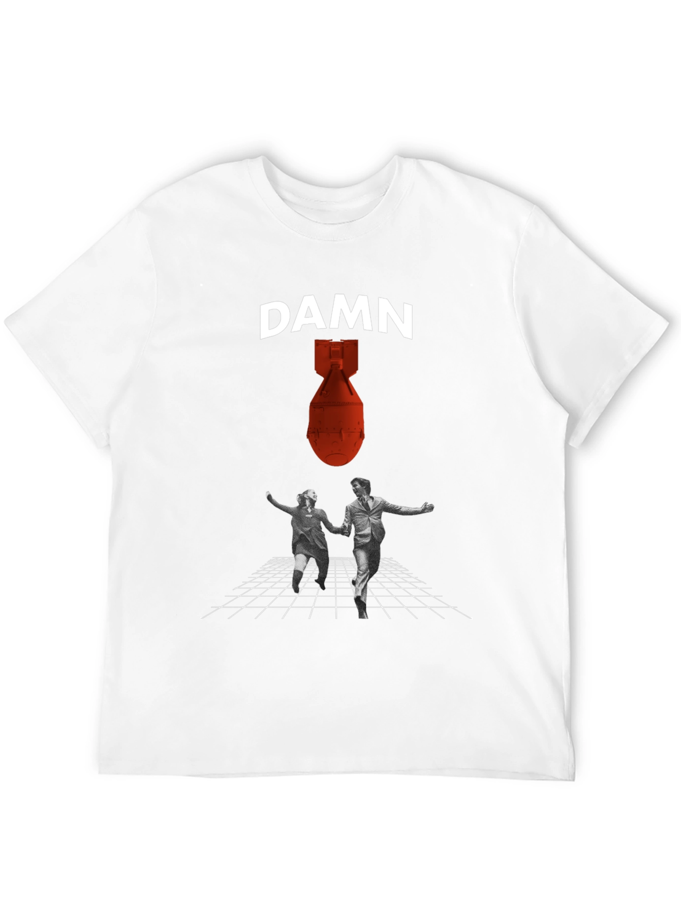 DAMN T-Shirt With Bomb Graphic