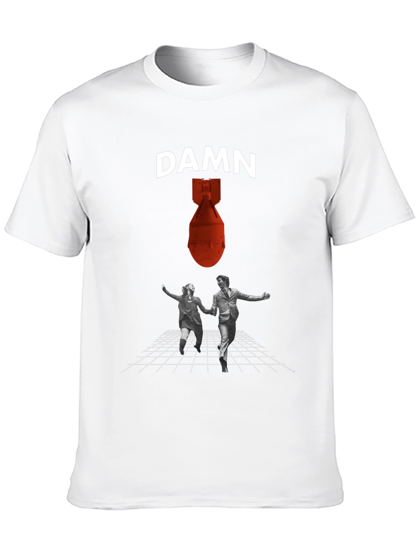 DAMN T-Shirt With Bomb Graphic