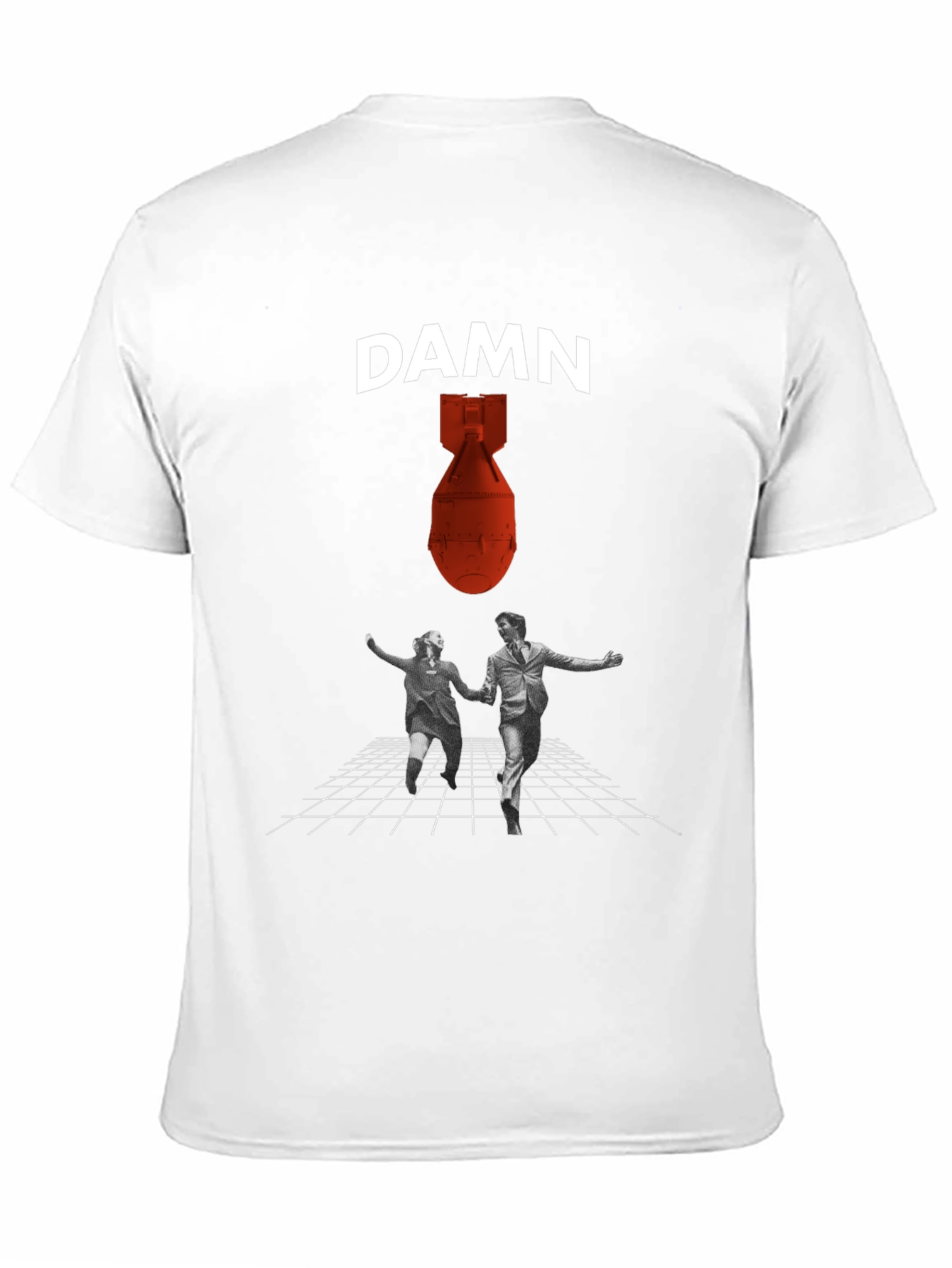 DAMN T-Shirt With Bomb Graphic