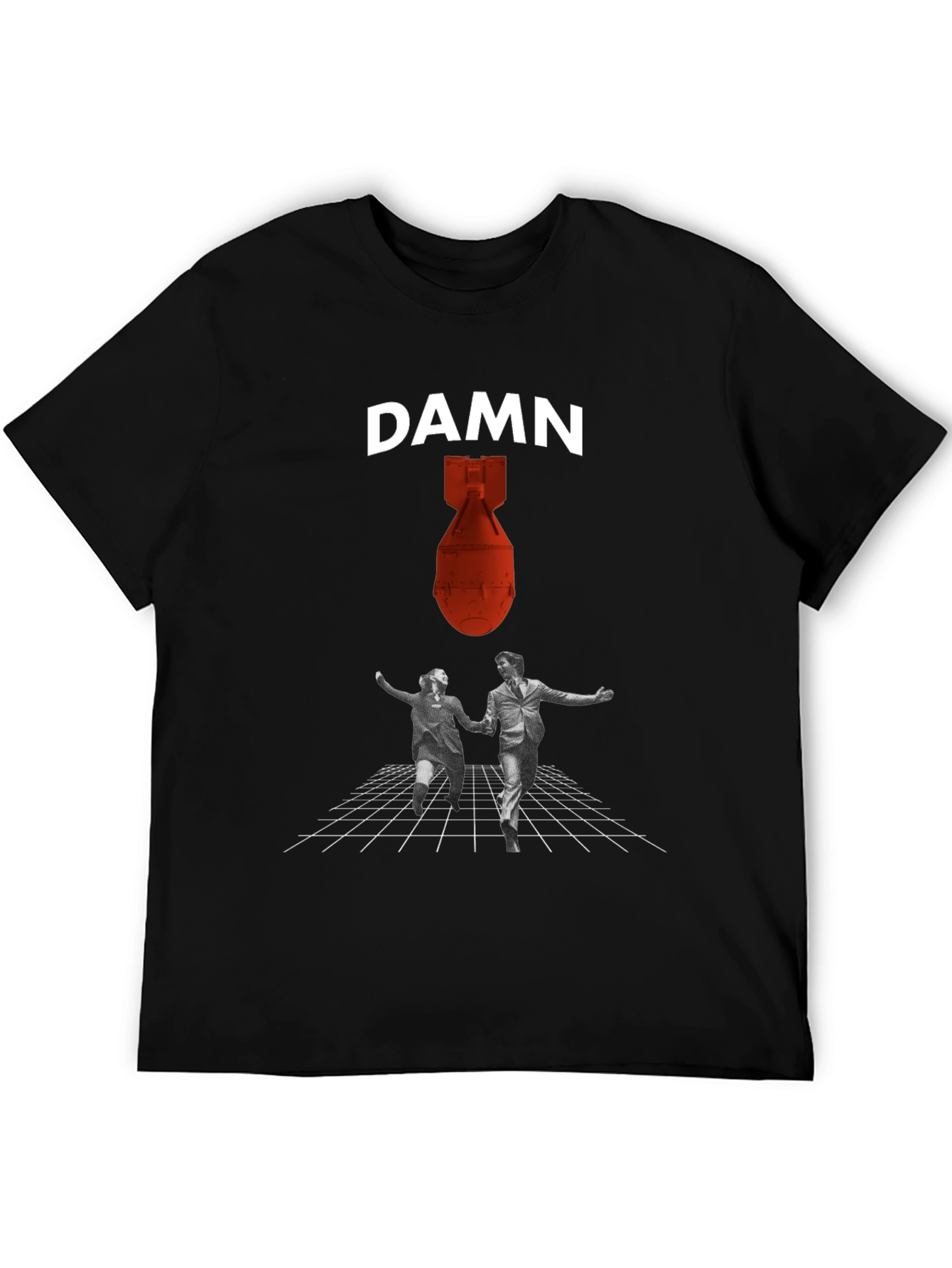 DAMN T-Shirt With Bomb Graphic