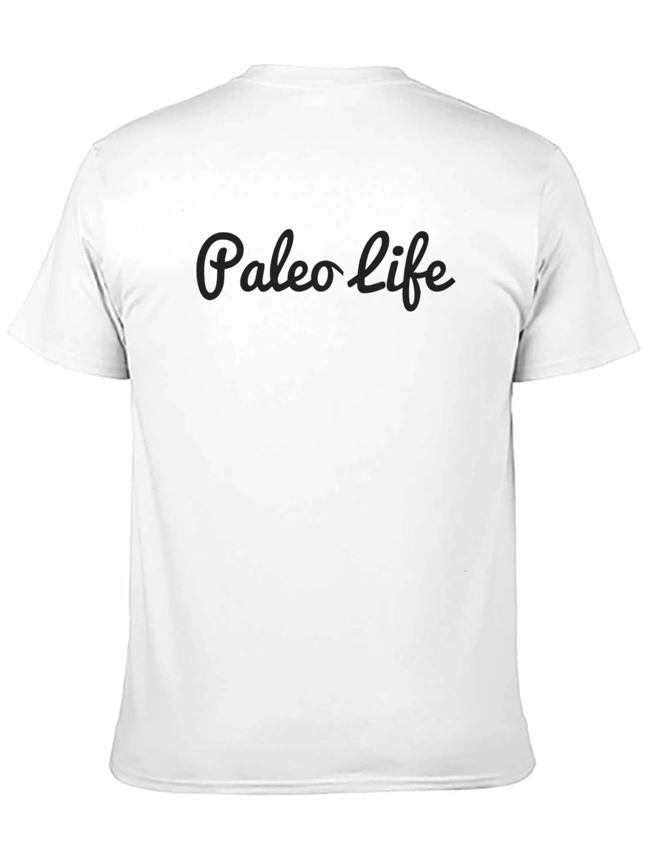 Paleo Life Graphic T-Shirt - Black Crew Neck Tee