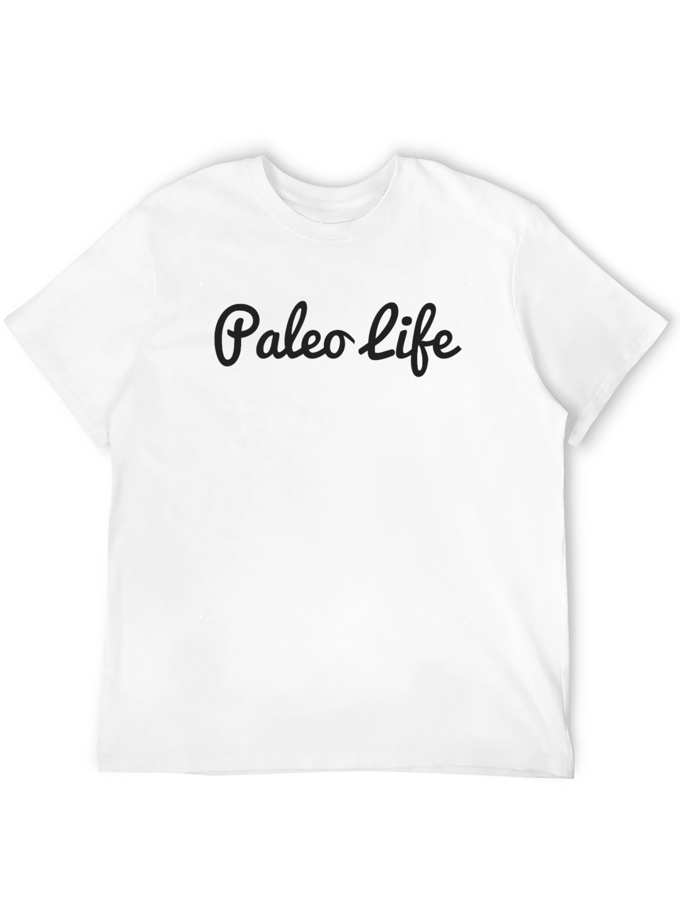 Paleo Life Graphic T-Shirt - Black Crew Neck Tee