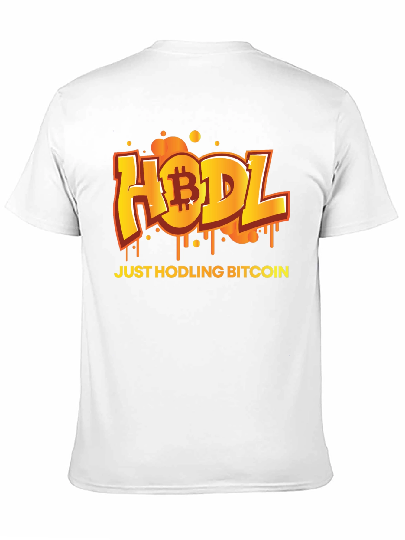 HODL Bitcoin Graphic Black T-Shirt
