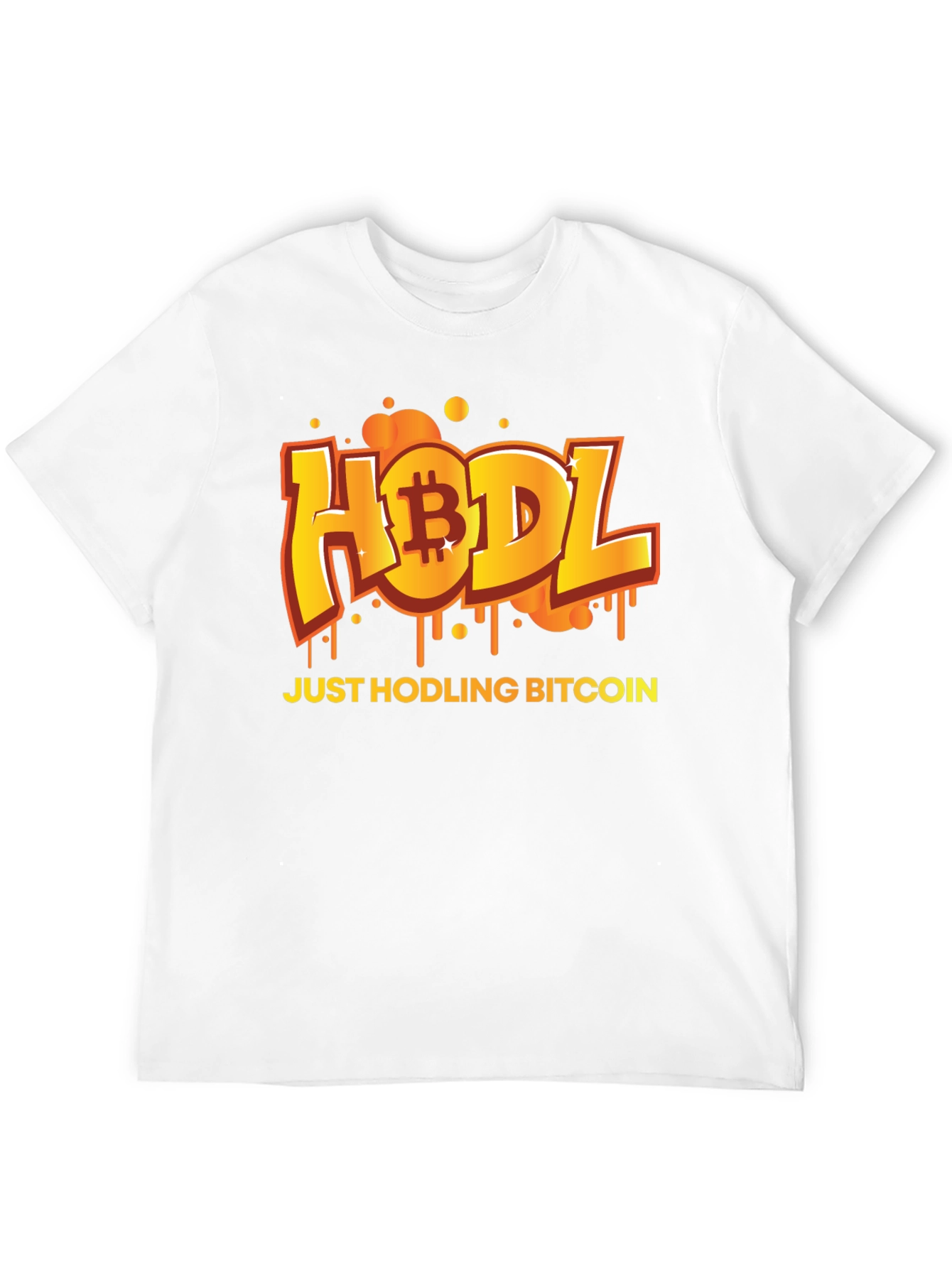 HODL Bitcoin Graphic Black T-Shirt