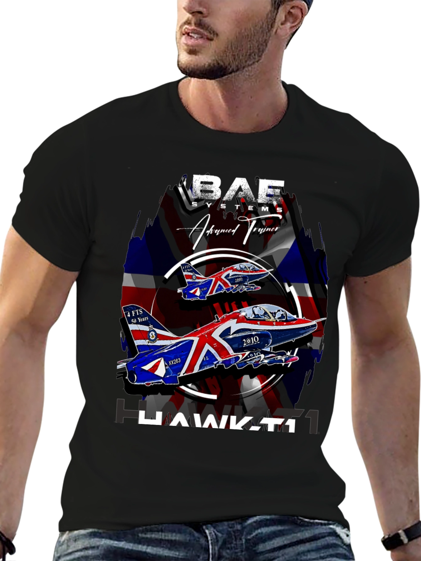 BAE Systems Hawk T1 Jet Graphic T-Shirt
