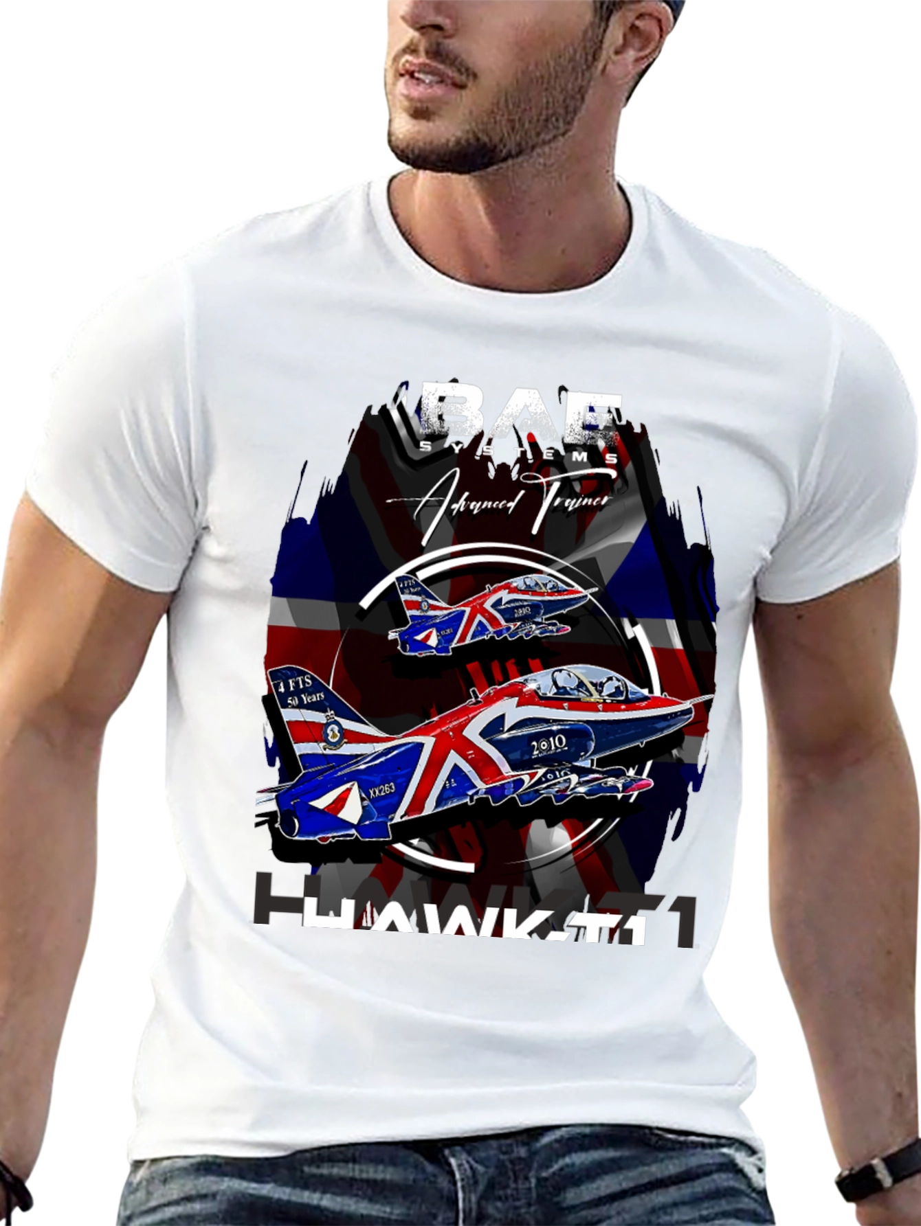 BAE Systems Hawk T1 Jet Graphic T-Shirt