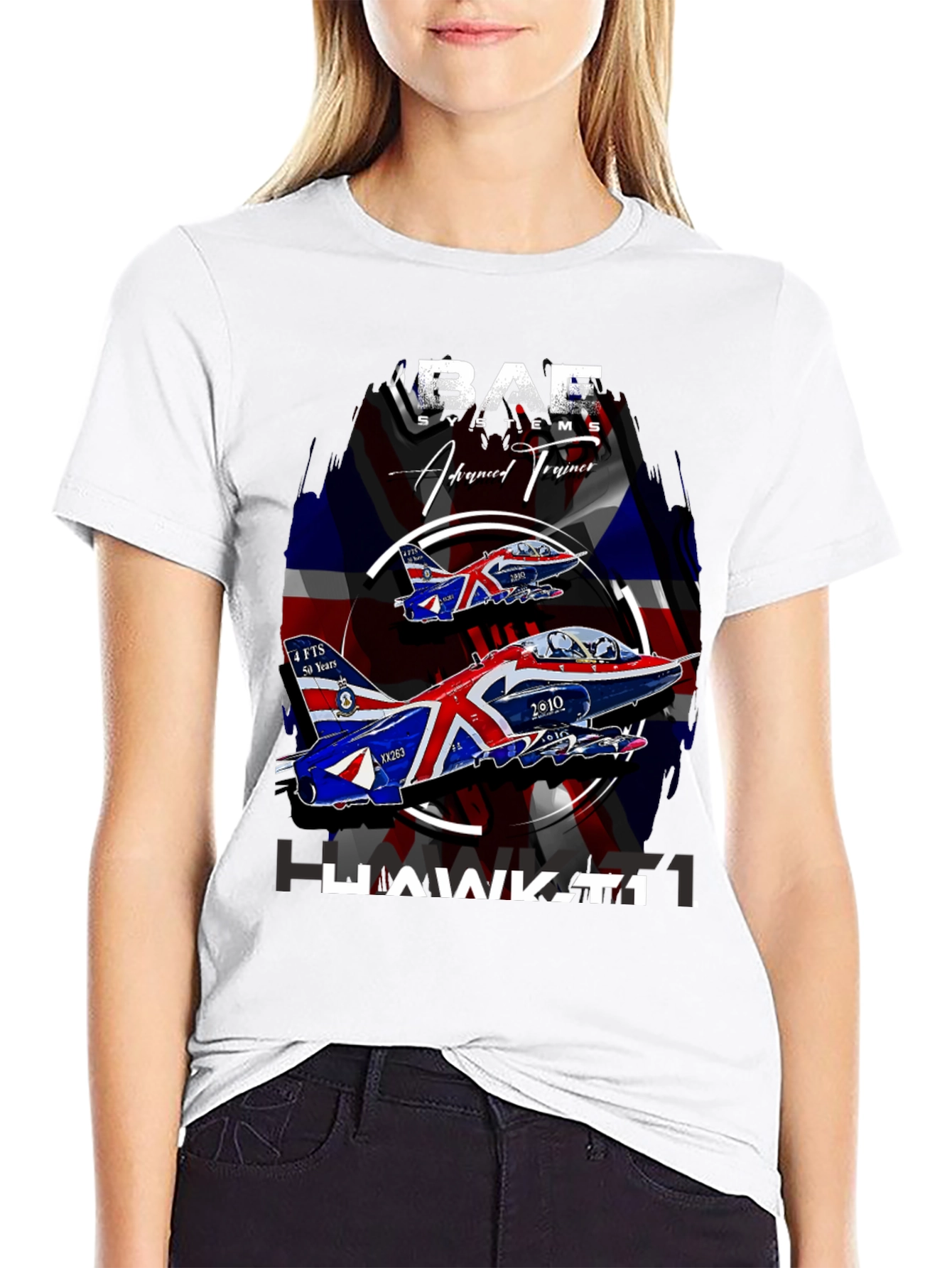BAE Systems Hawk T1 Jet Graphic T-Shirt