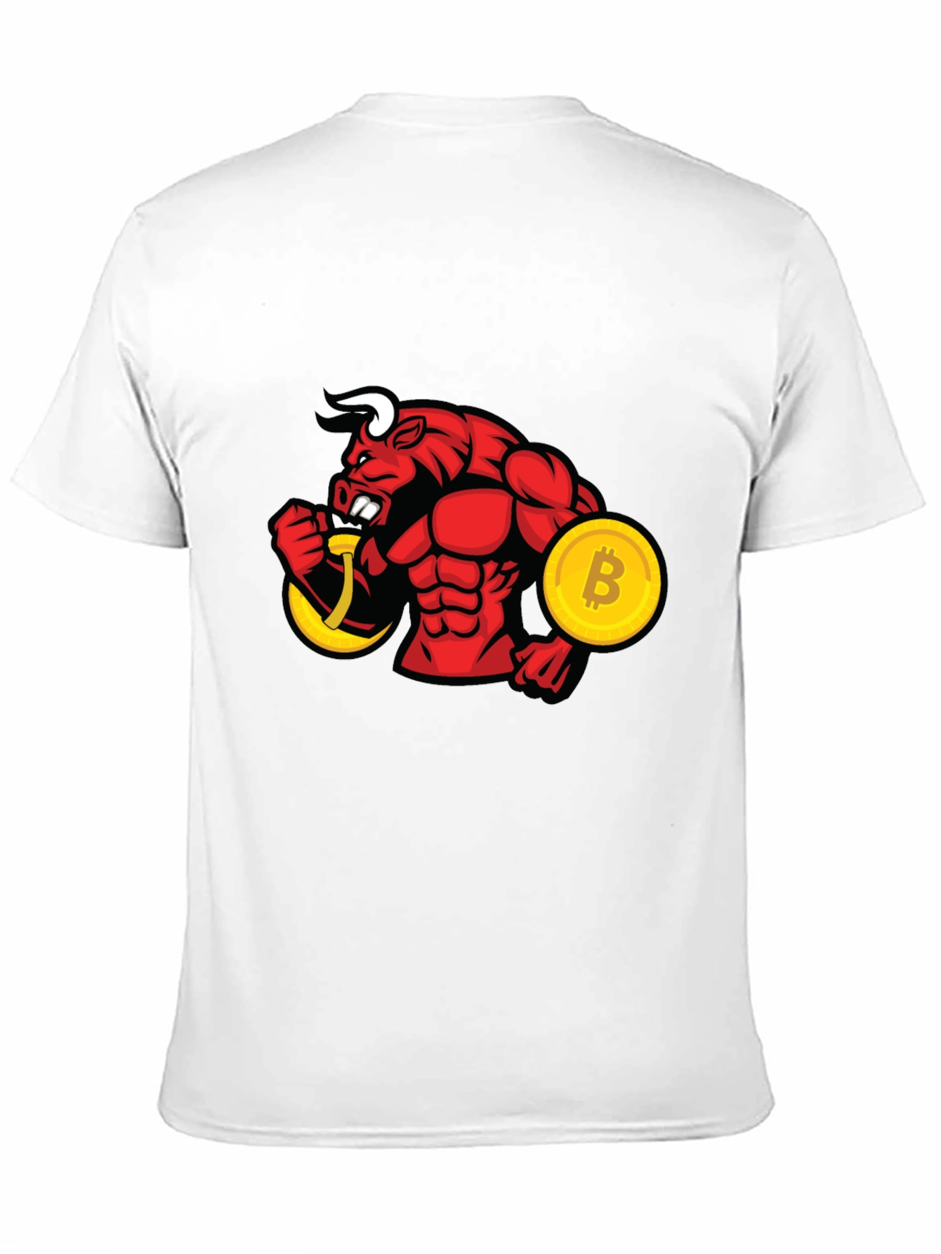 Bitcoin Bull Black T-Shirt - Crypto Investor Style