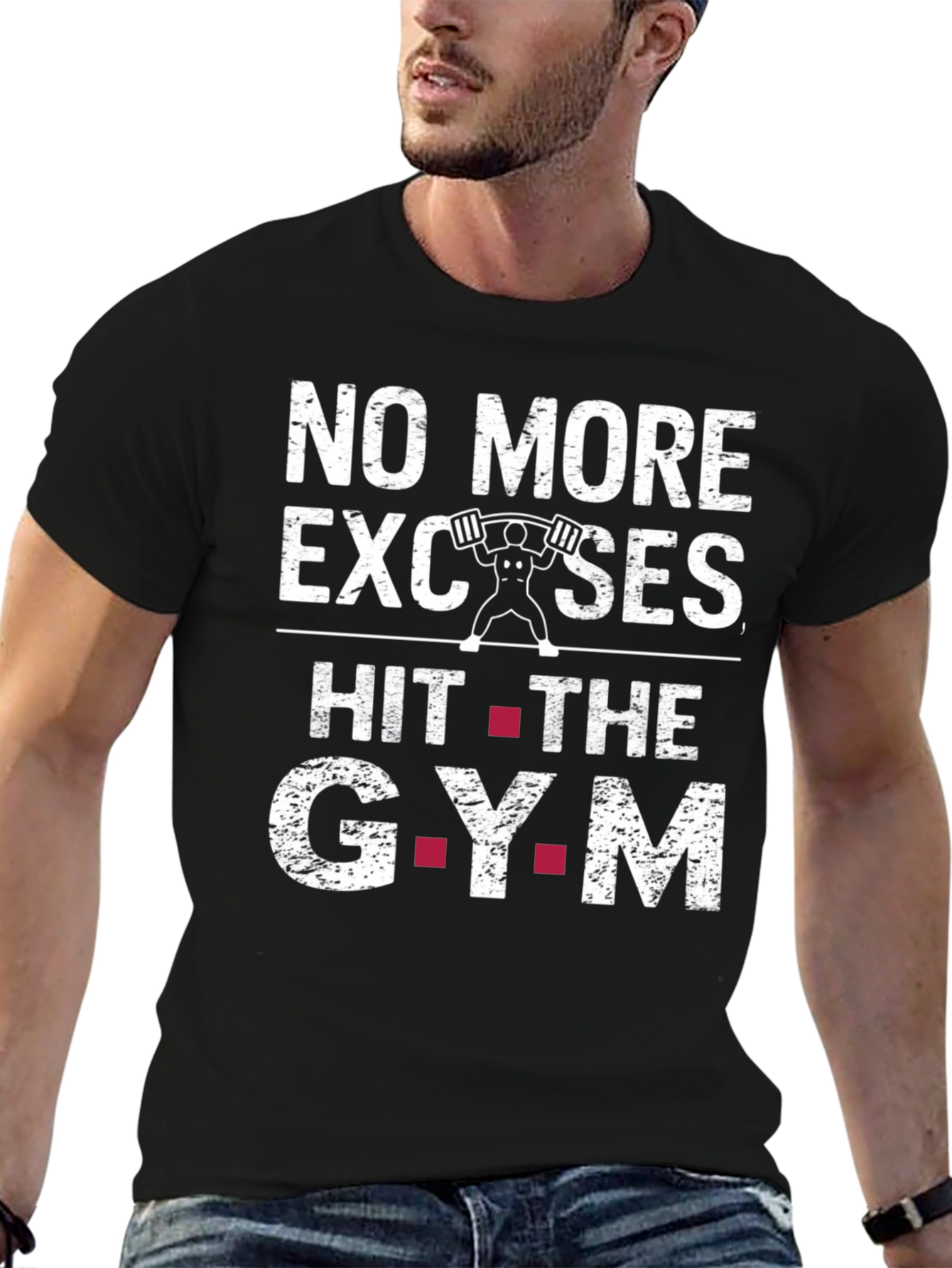 No More Excuses Gym T-Shirt Workout Tee
