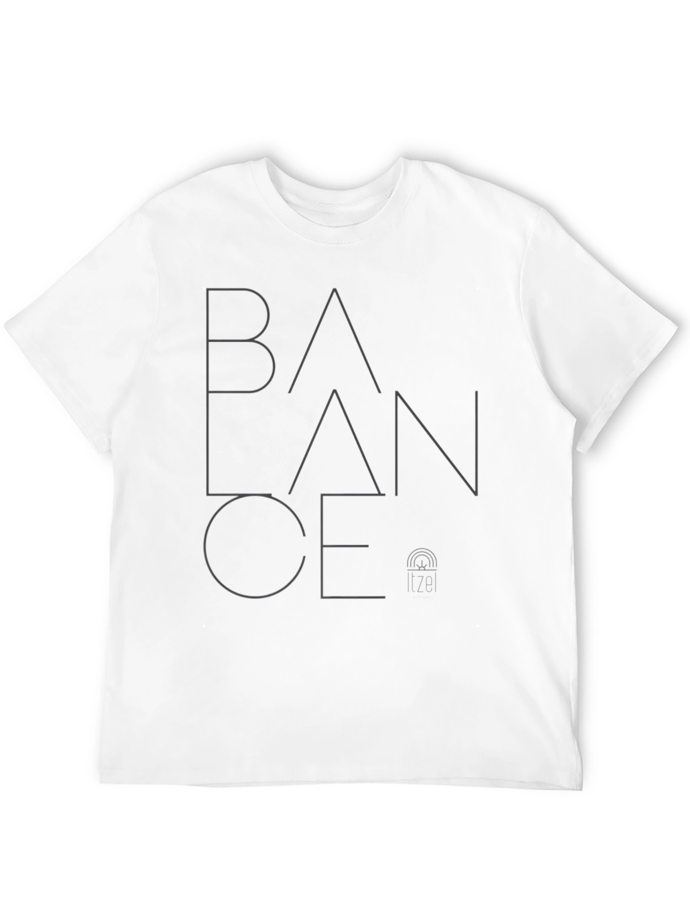 Balance Graphic Tee - Modern Minimalist Design