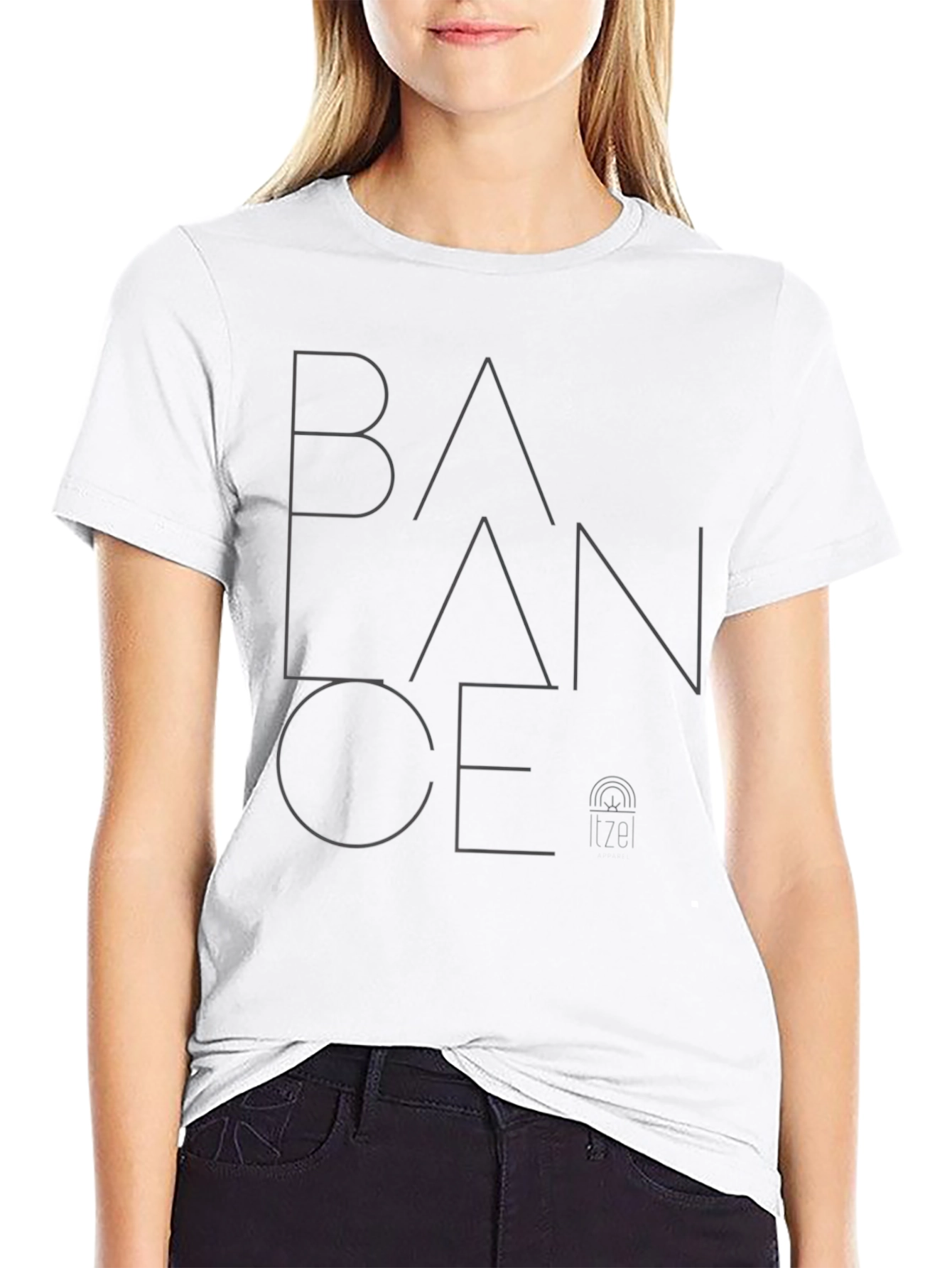 Balance Graphic Tee - Modern Minimalist Design