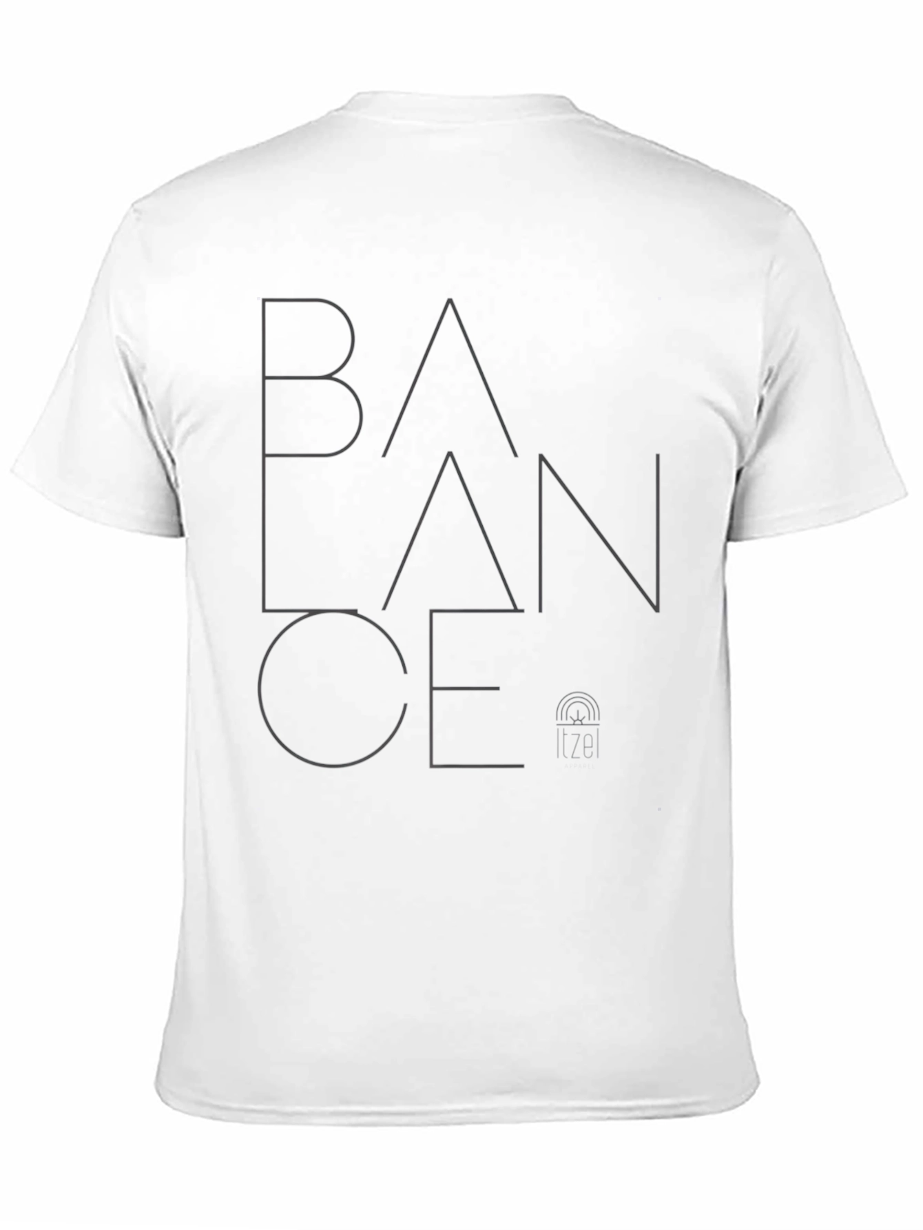 Balance Graphic Tee - Modern Minimalist Design