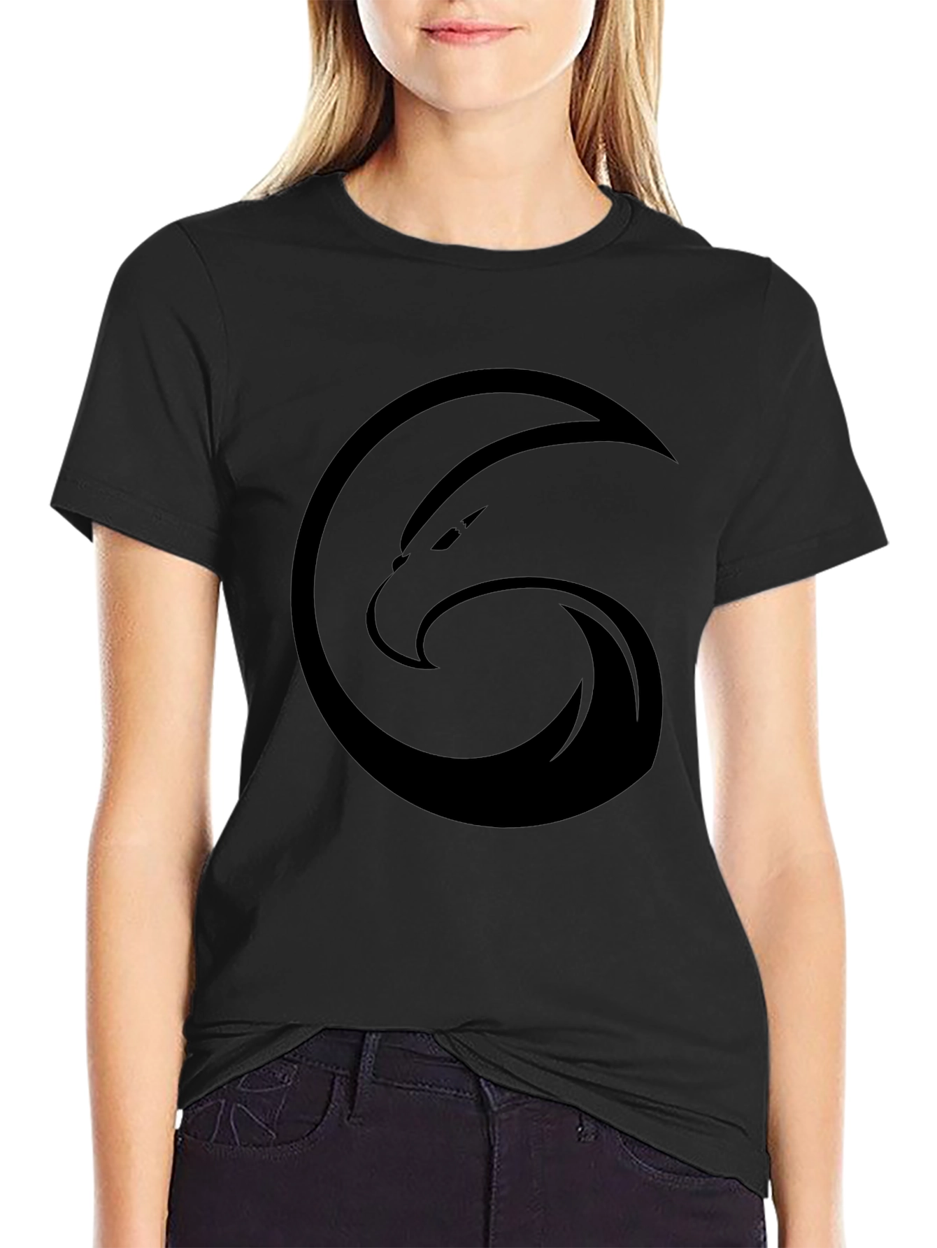 Black Eagle Logo Graphic Tee