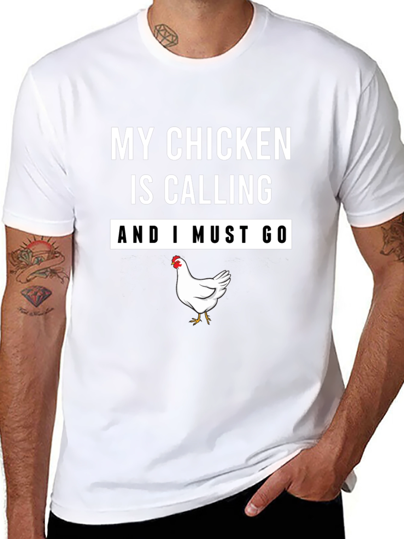 My Chicken Is Calling T-Shirt