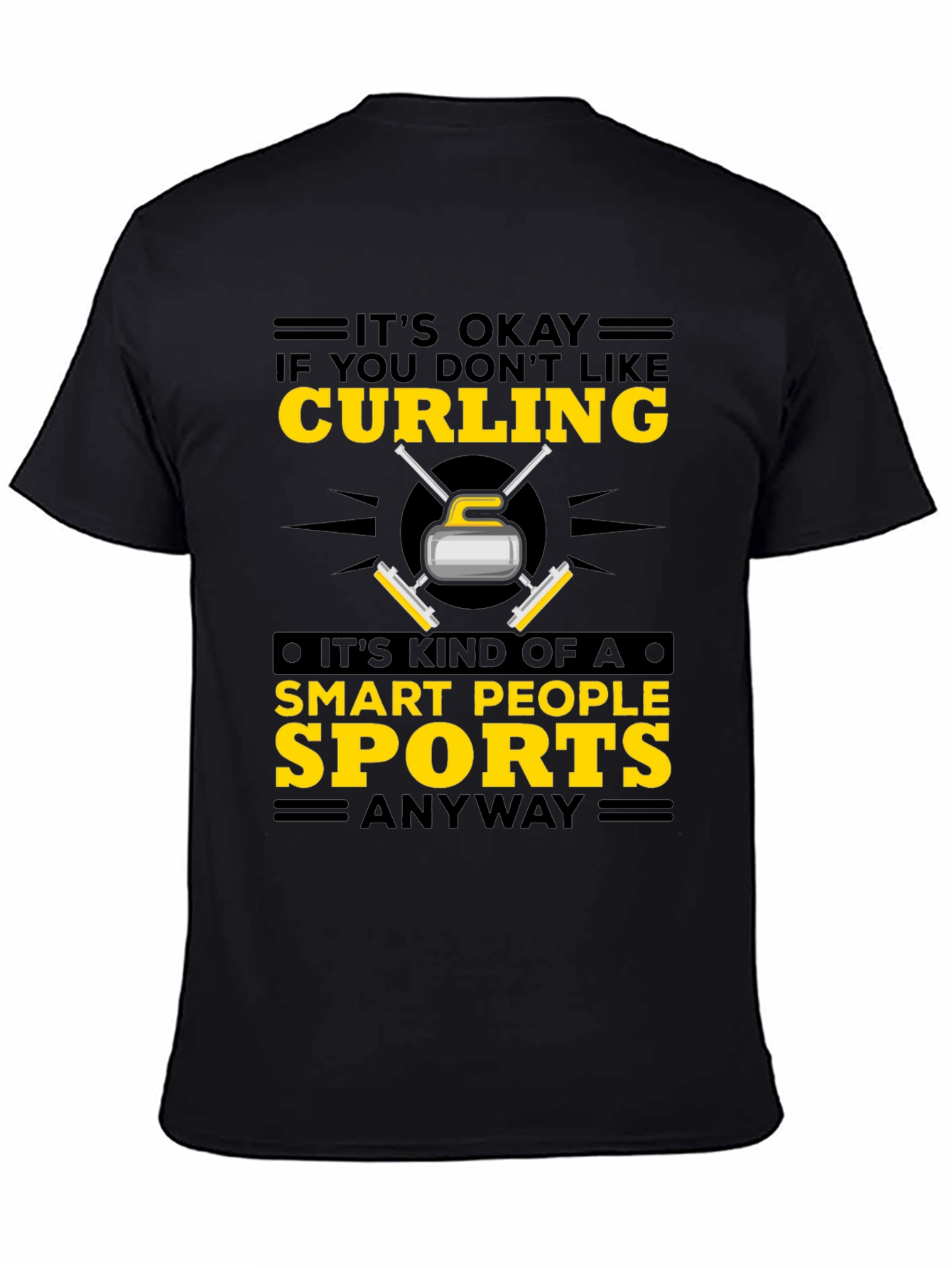 Curling Smart People Sports T-Shirt