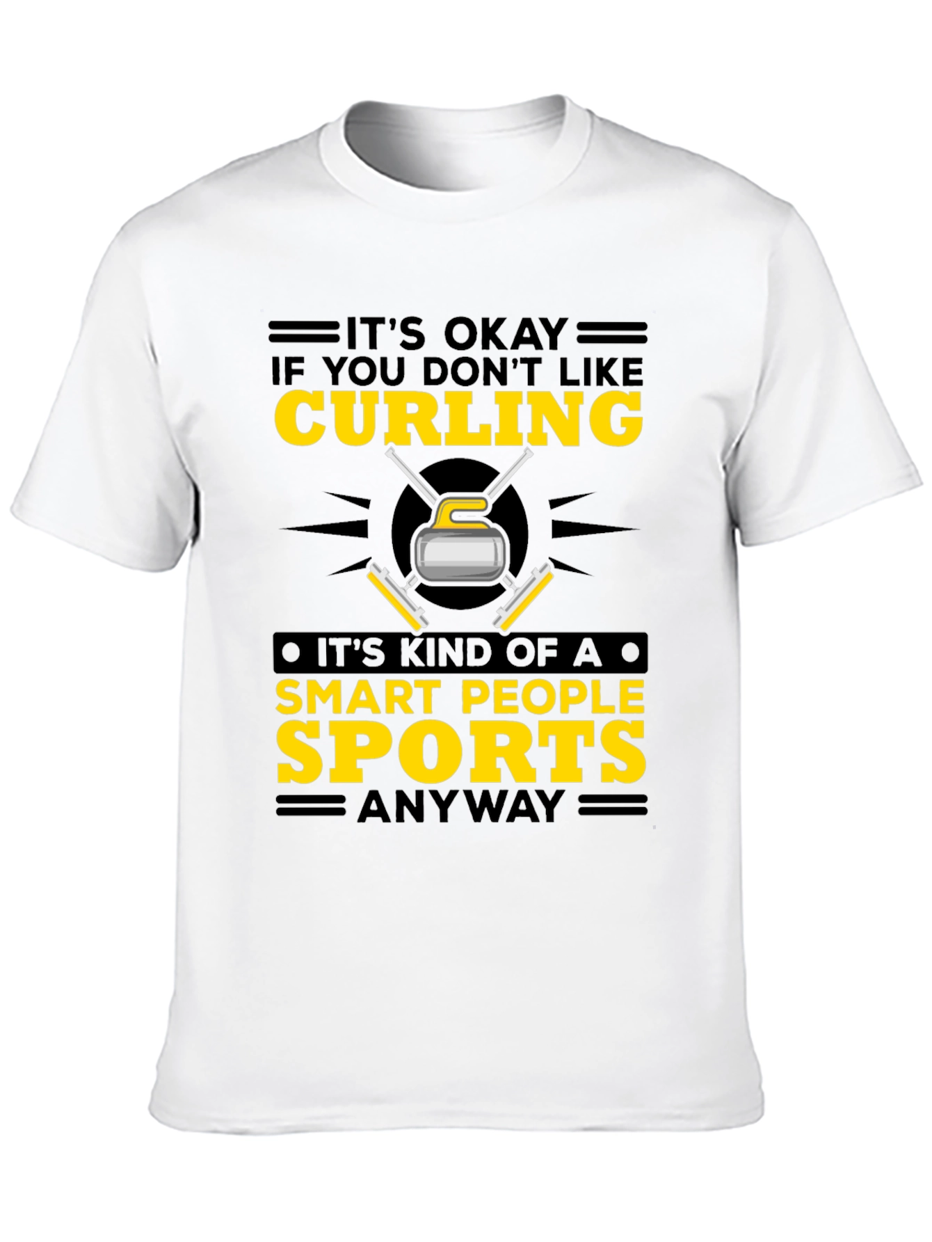 Curling Smart People Sports T-Shirt