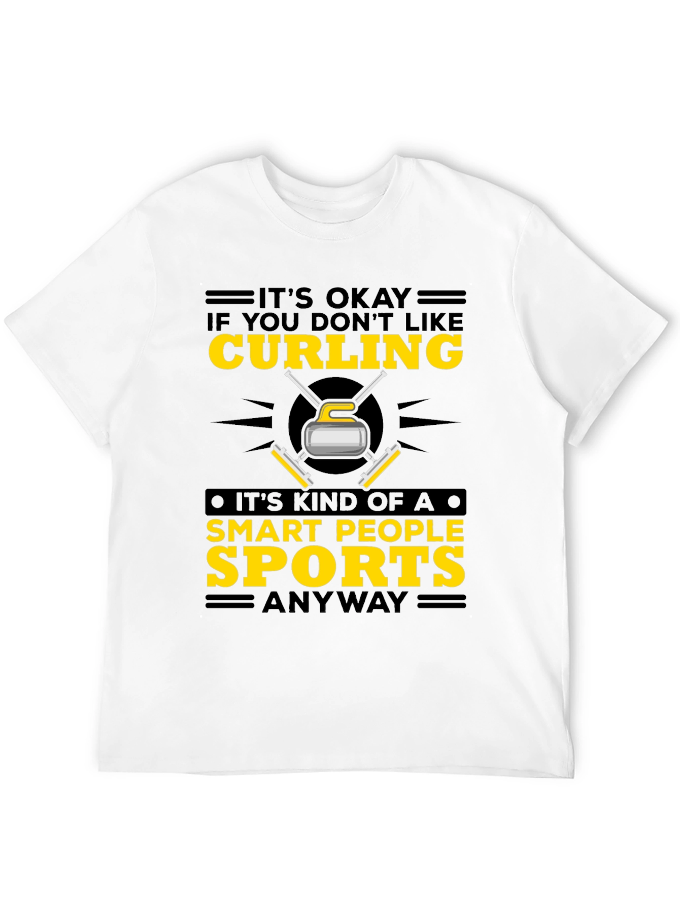 Curling Smart People Sports T-Shirt