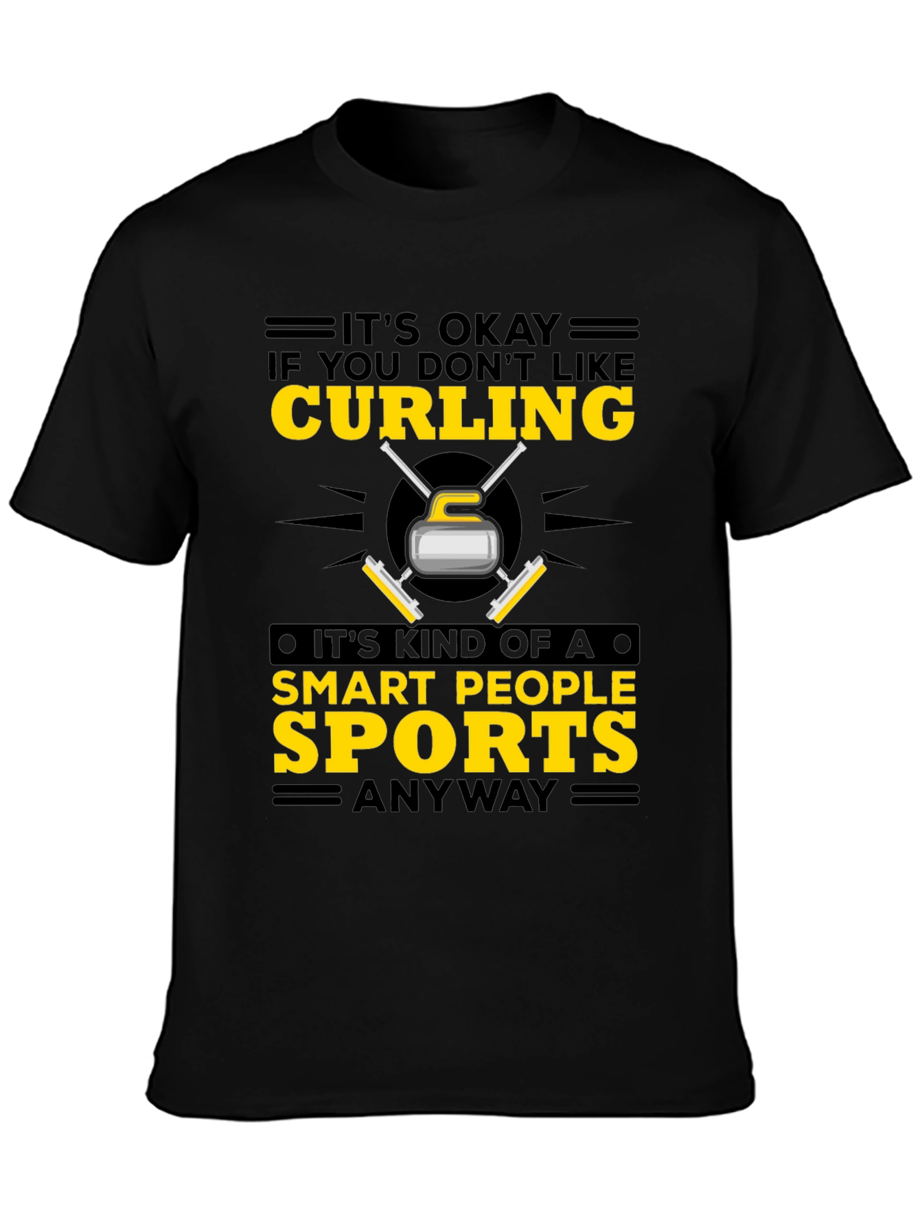 Curling Smart People Sports T-Shirt