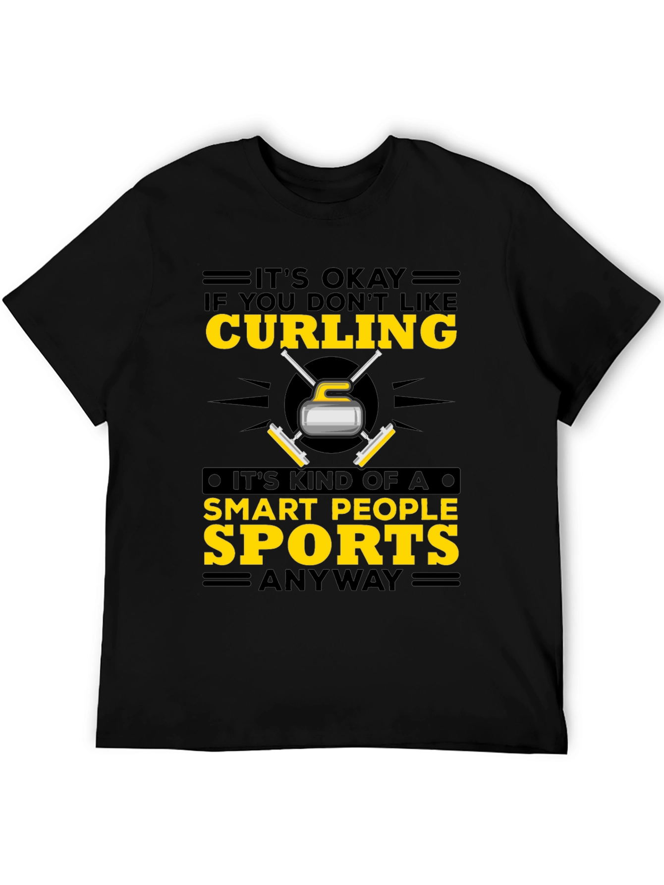 Curling Smart People Sports T-Shirt