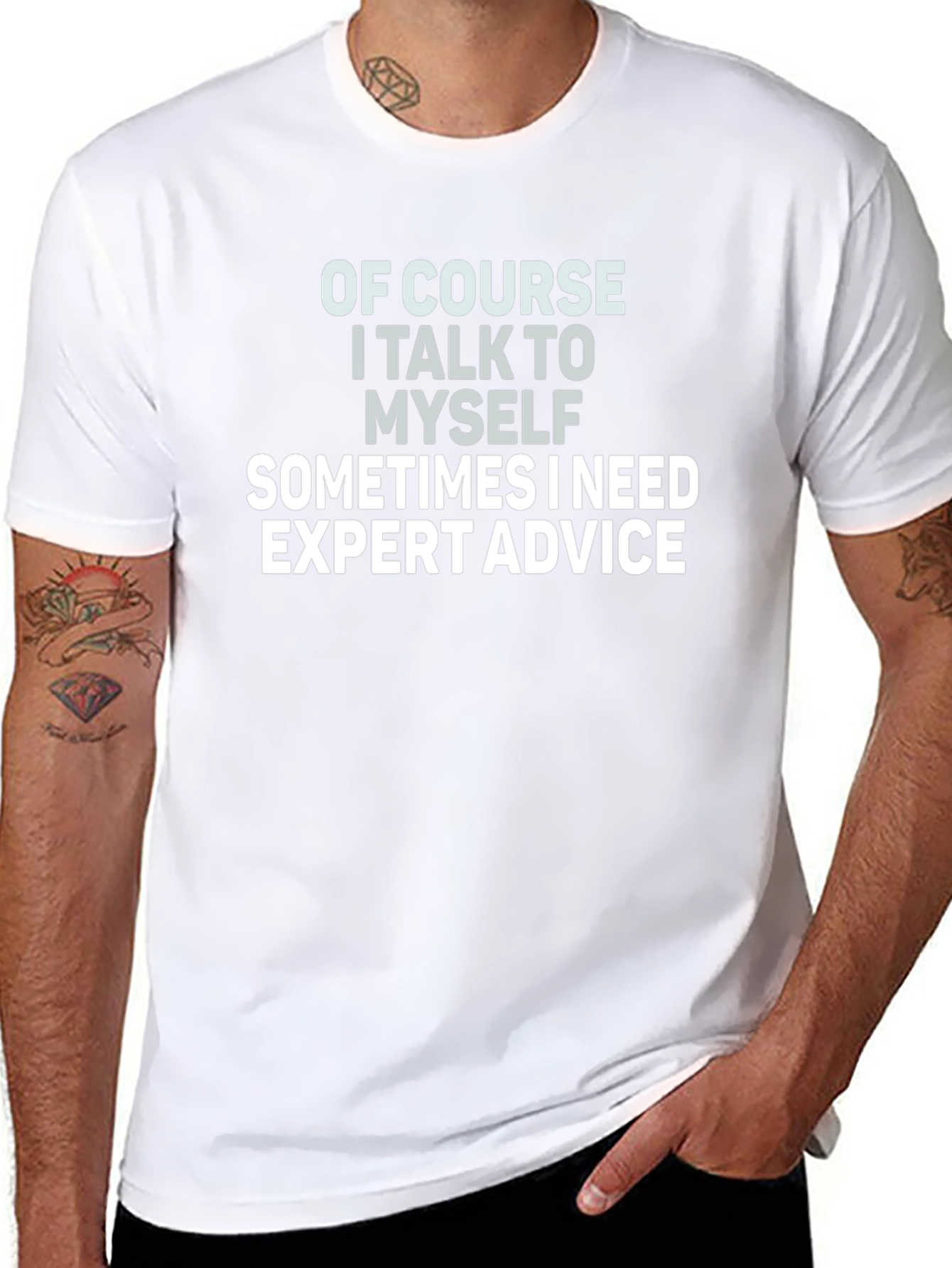 Funny Sarcastic Expert Advice Graphic T-Shirt