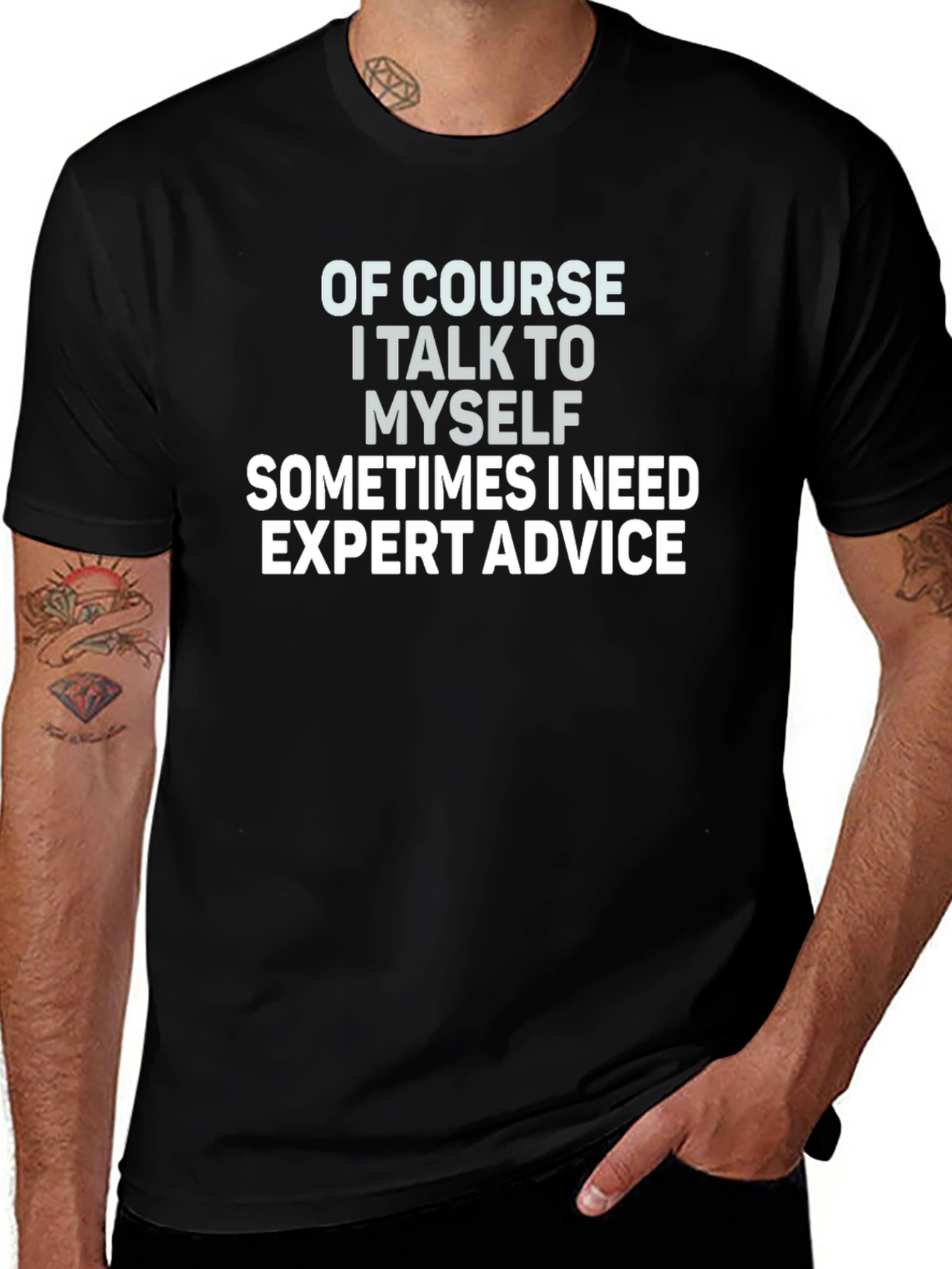 Funny Sarcastic Expert Advice Graphic T-Shirt