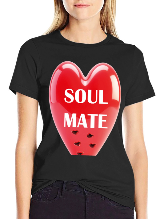 Soul Mate Heart T-Shirt - Romantic Valentines Gift