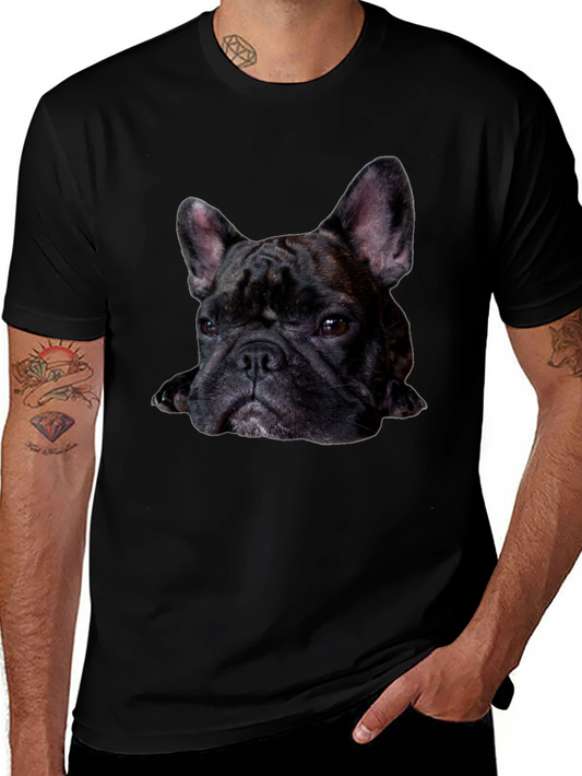 French Bulldog Graphic Tee - Black T-Shirt