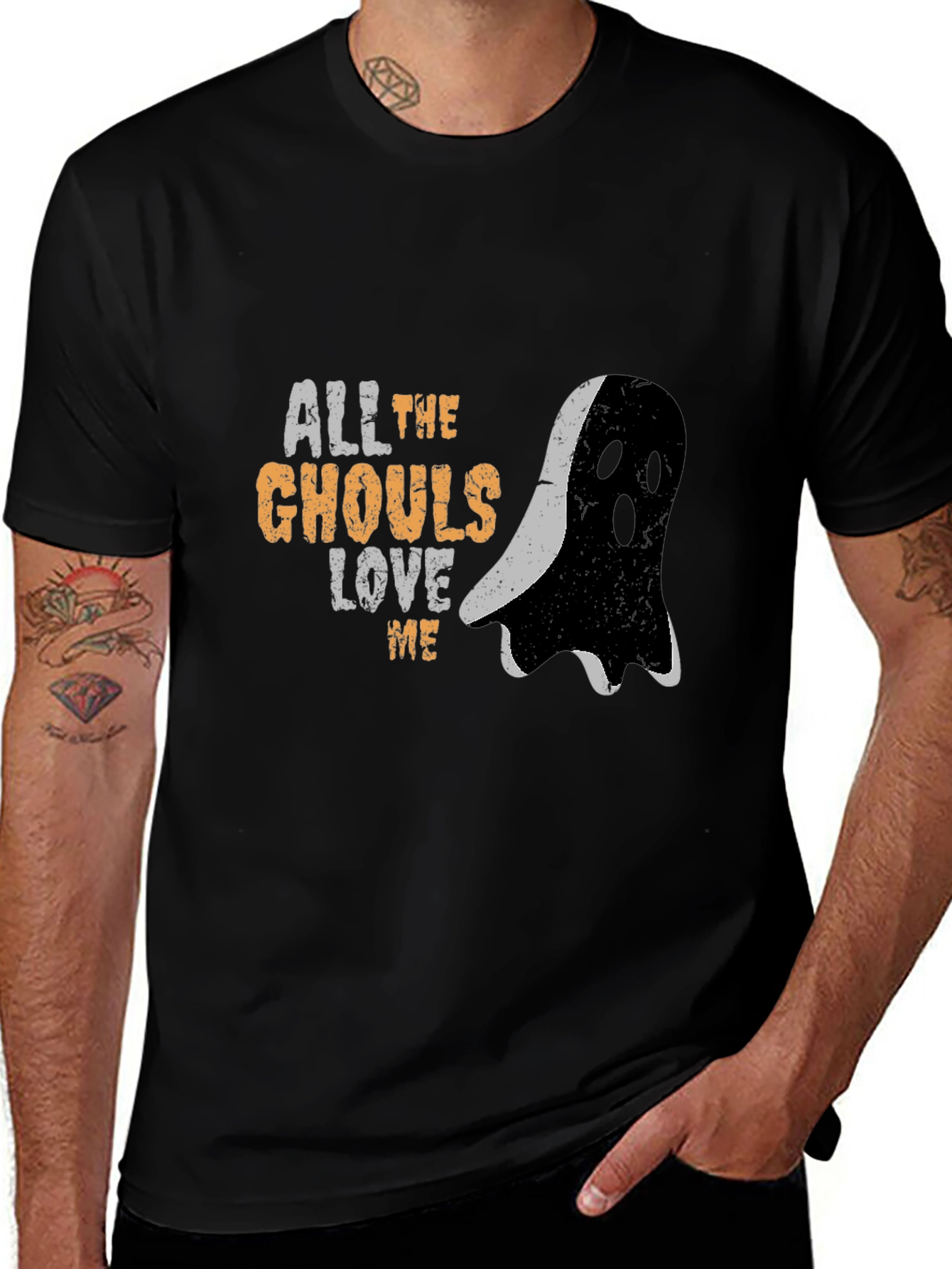 All The Ghouls Love Me Halloween Graphic Tee