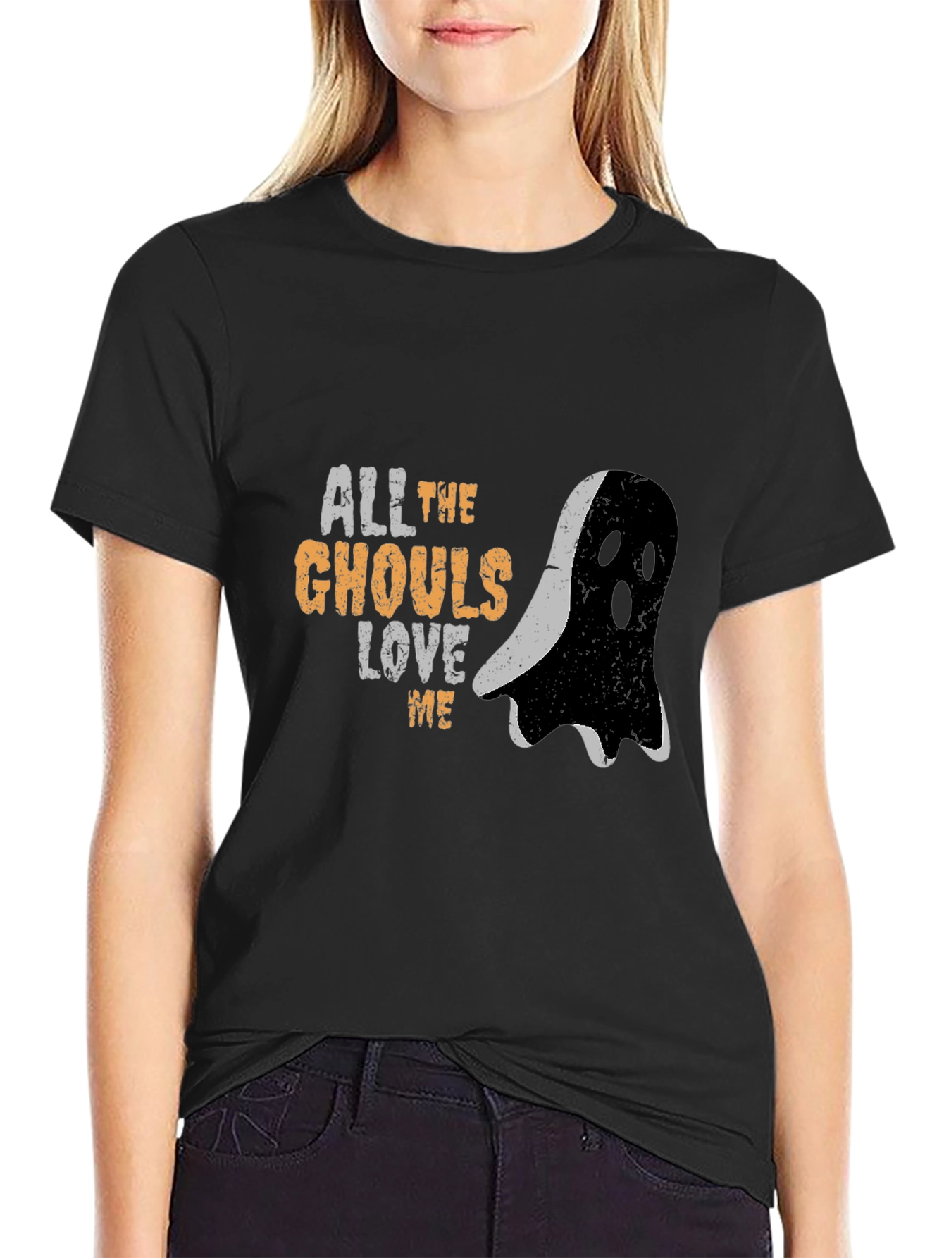 All The Ghouls Love Me Halloween Graphic Tee